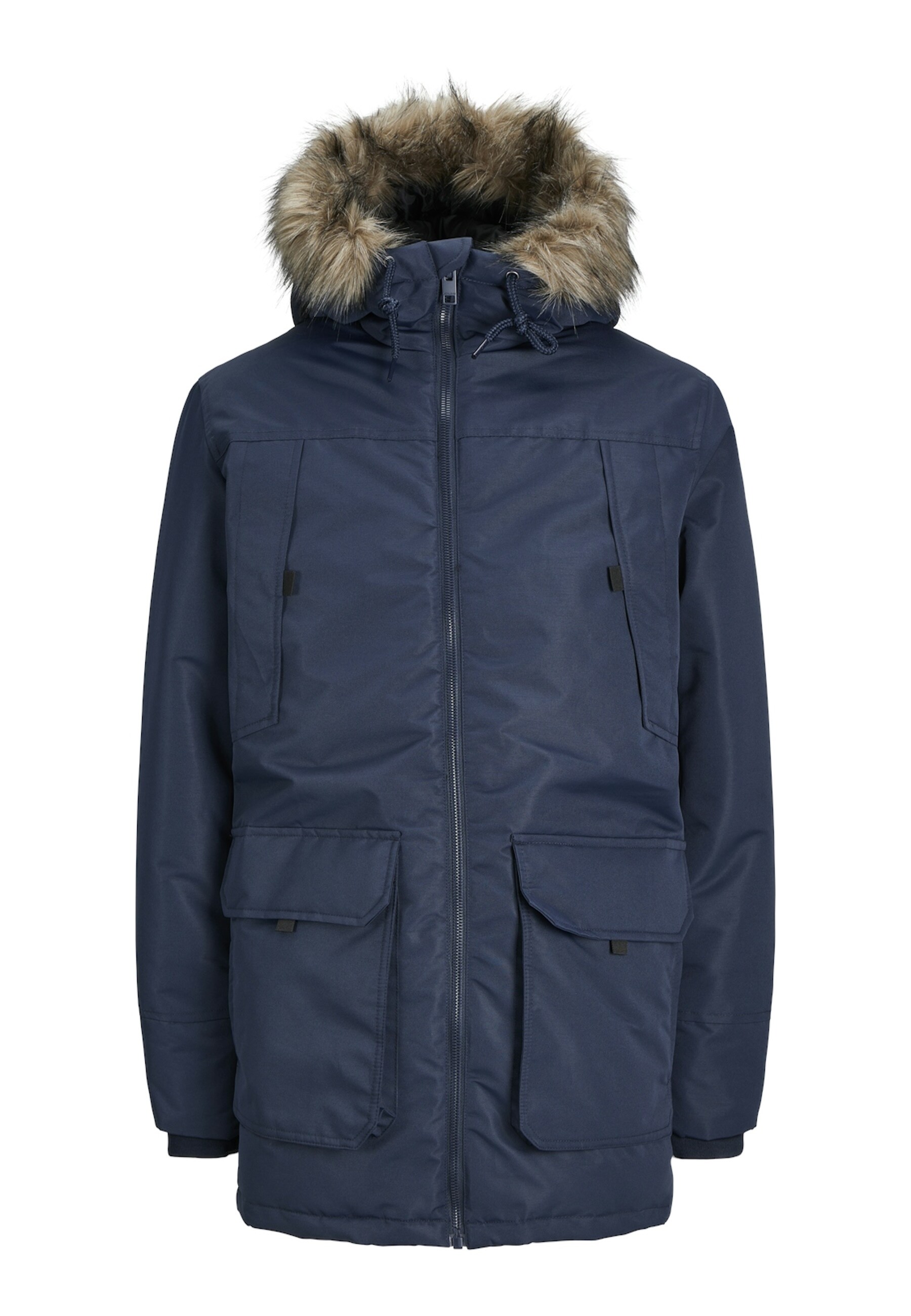 Jack & Jones Parka CONSTRUCT lange Jacke - Bild 1