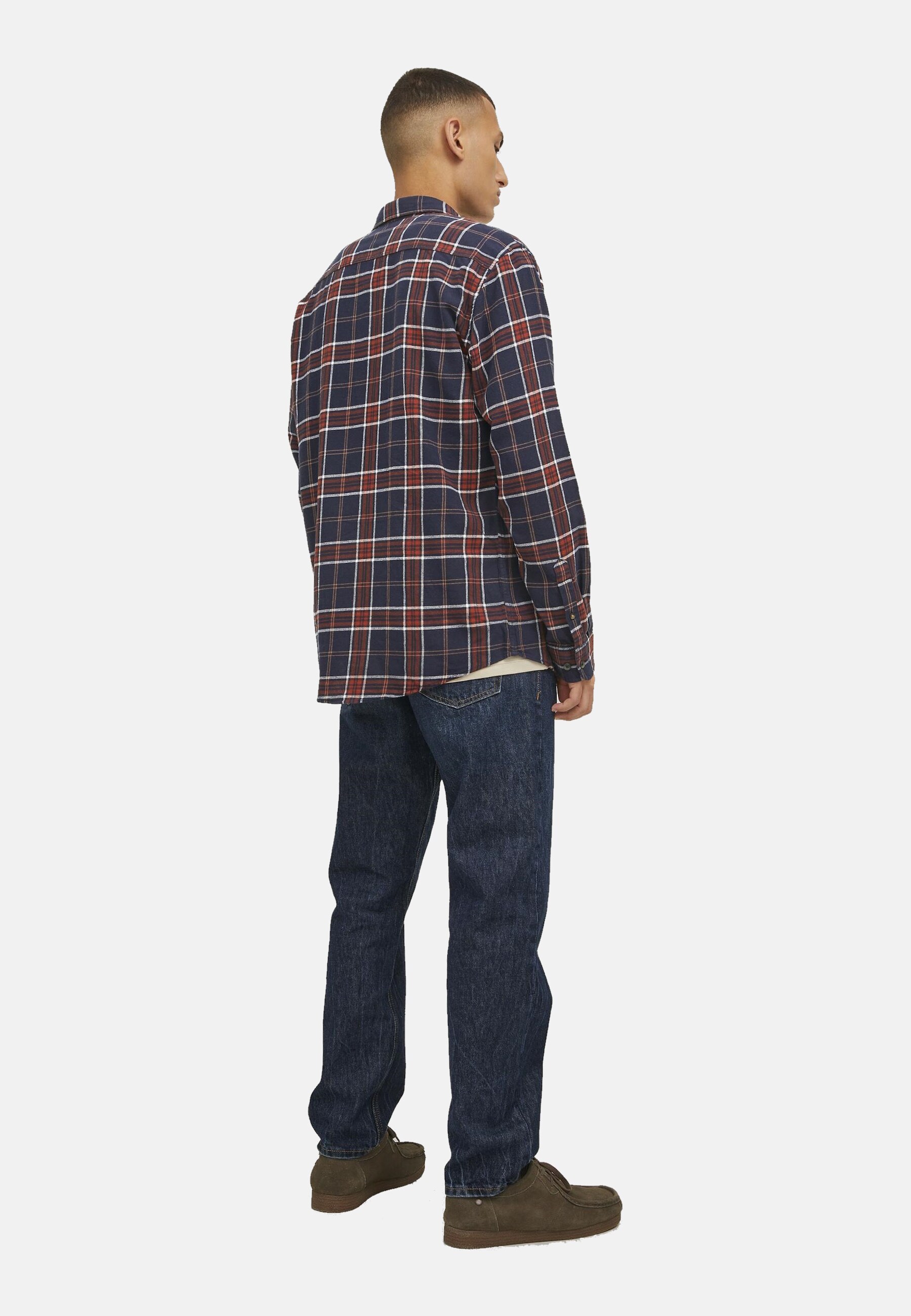 Jack & Jones Hemd Willy Langarmhemd mit Knopfleiste Slim Fit - Bild 1
