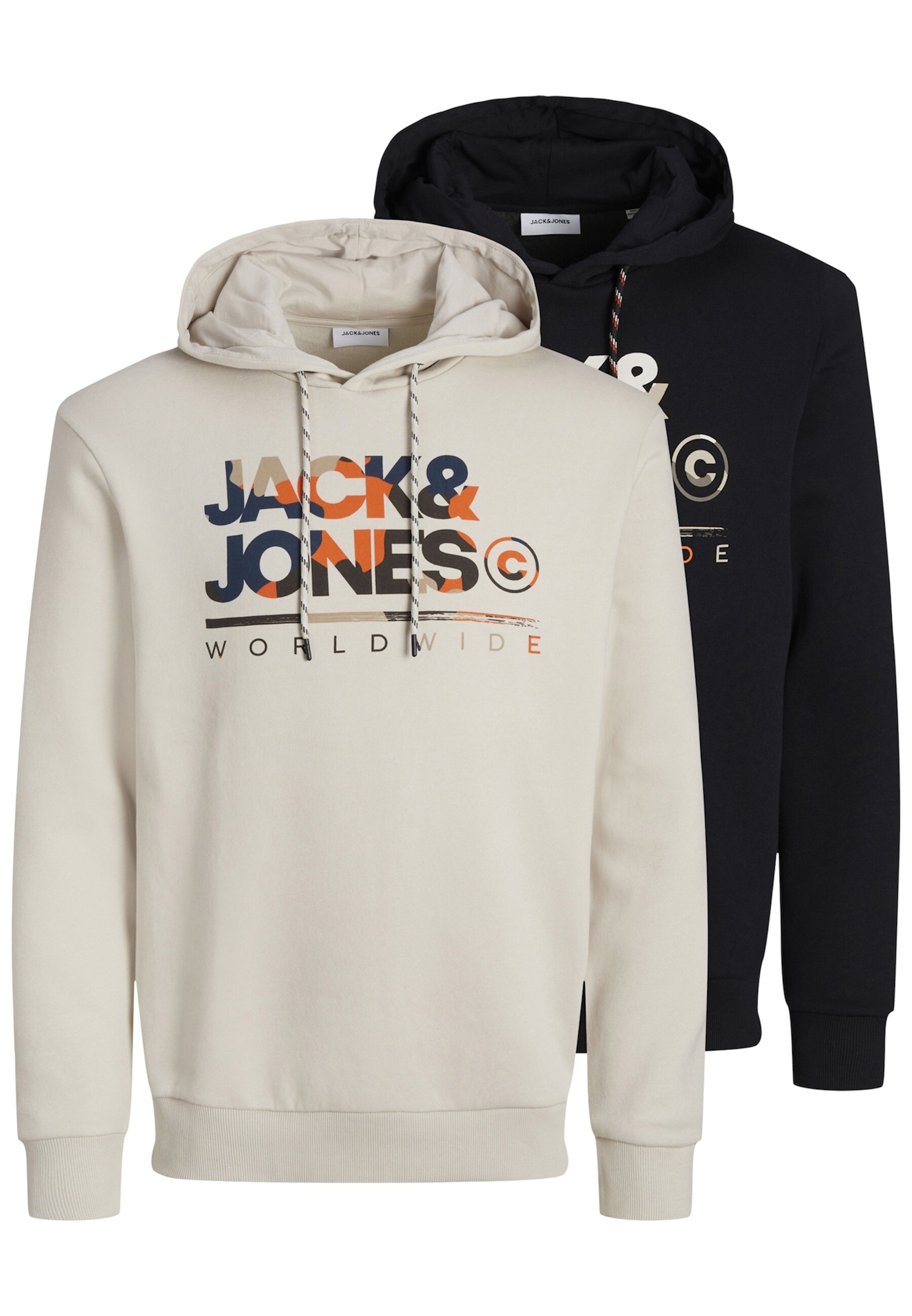 Jack & Jones Hoodie Luke Kapuzenpullover Doppelpack - Bild 1