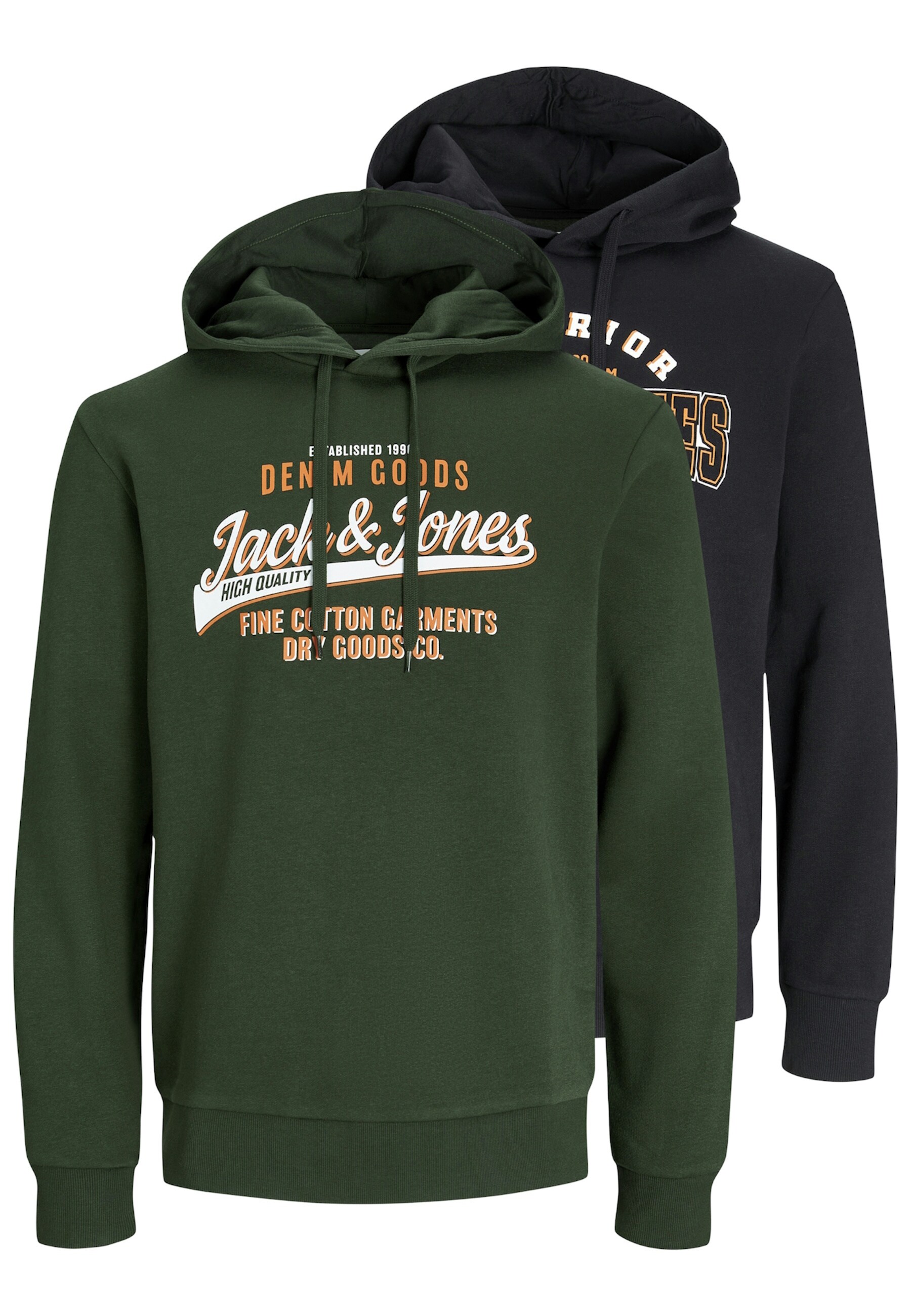 Jack & Jones Hoodie Logo Kapuzenpullover Doppelpack - Bild 1