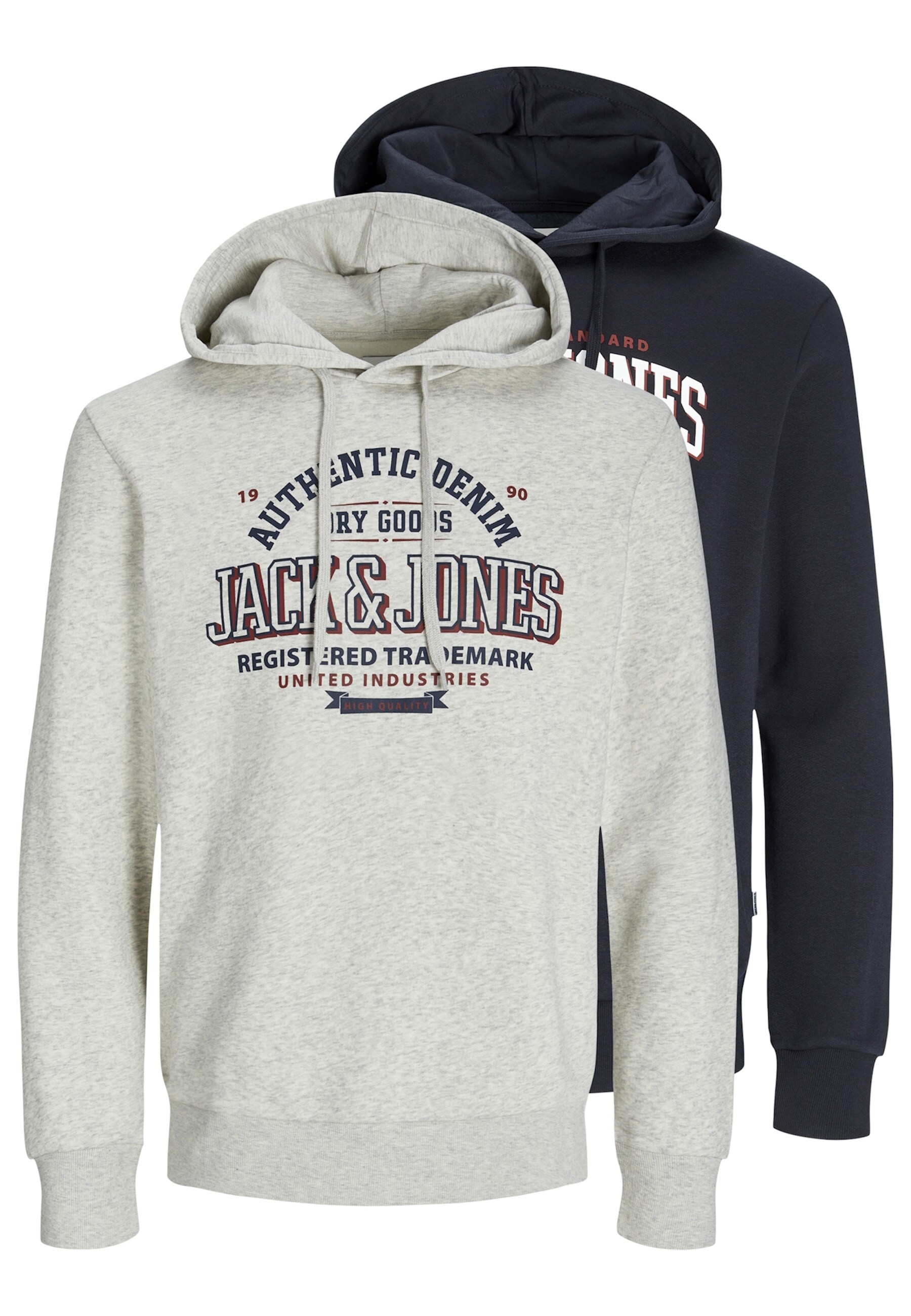 Jack & Jones Hoodie Logo Kapuzenpullover Doppelpack - Bild 1