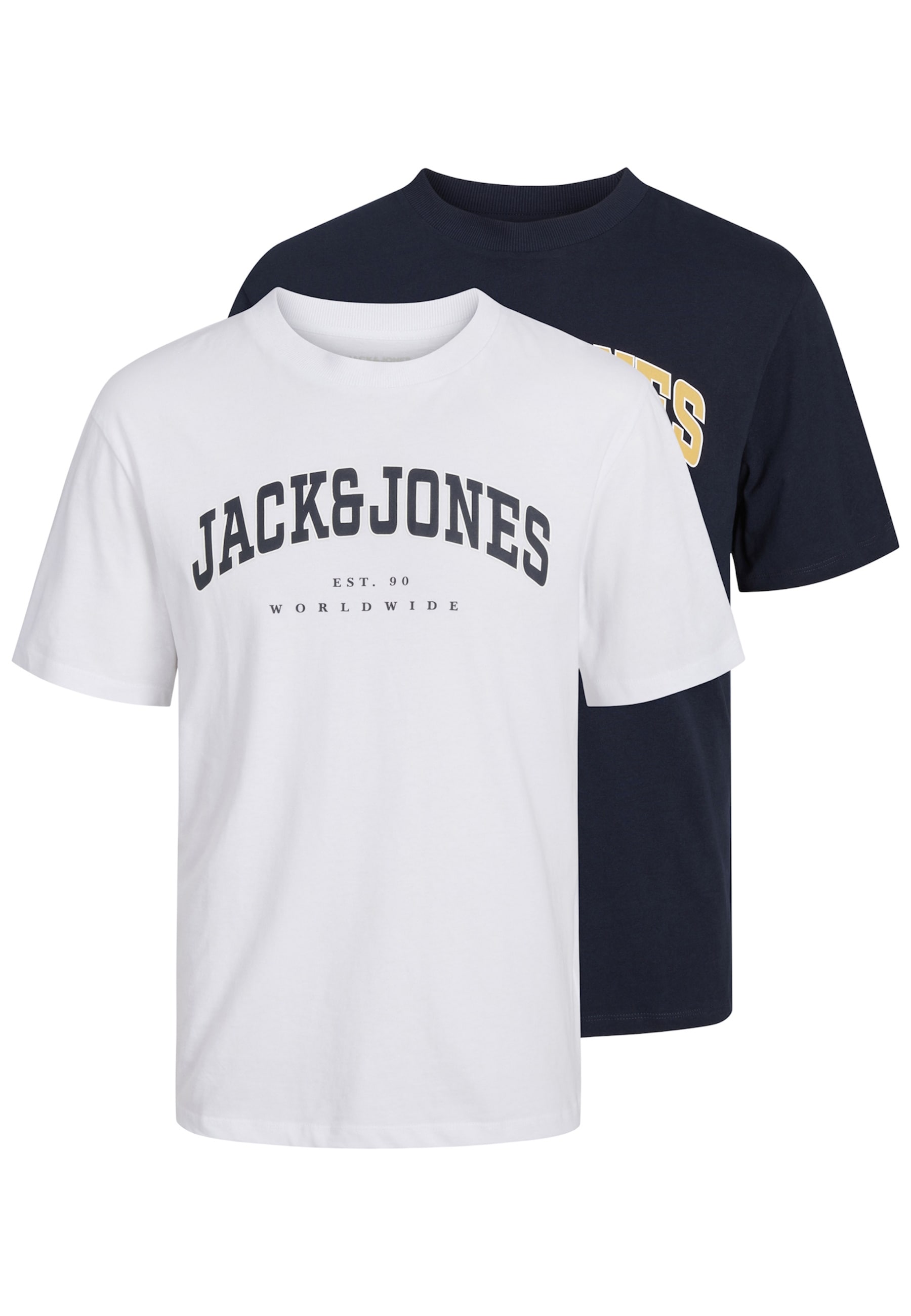 Jack & Jones T-Shirt Caleb Kurzarmshirt Doppelpack - Bild 1