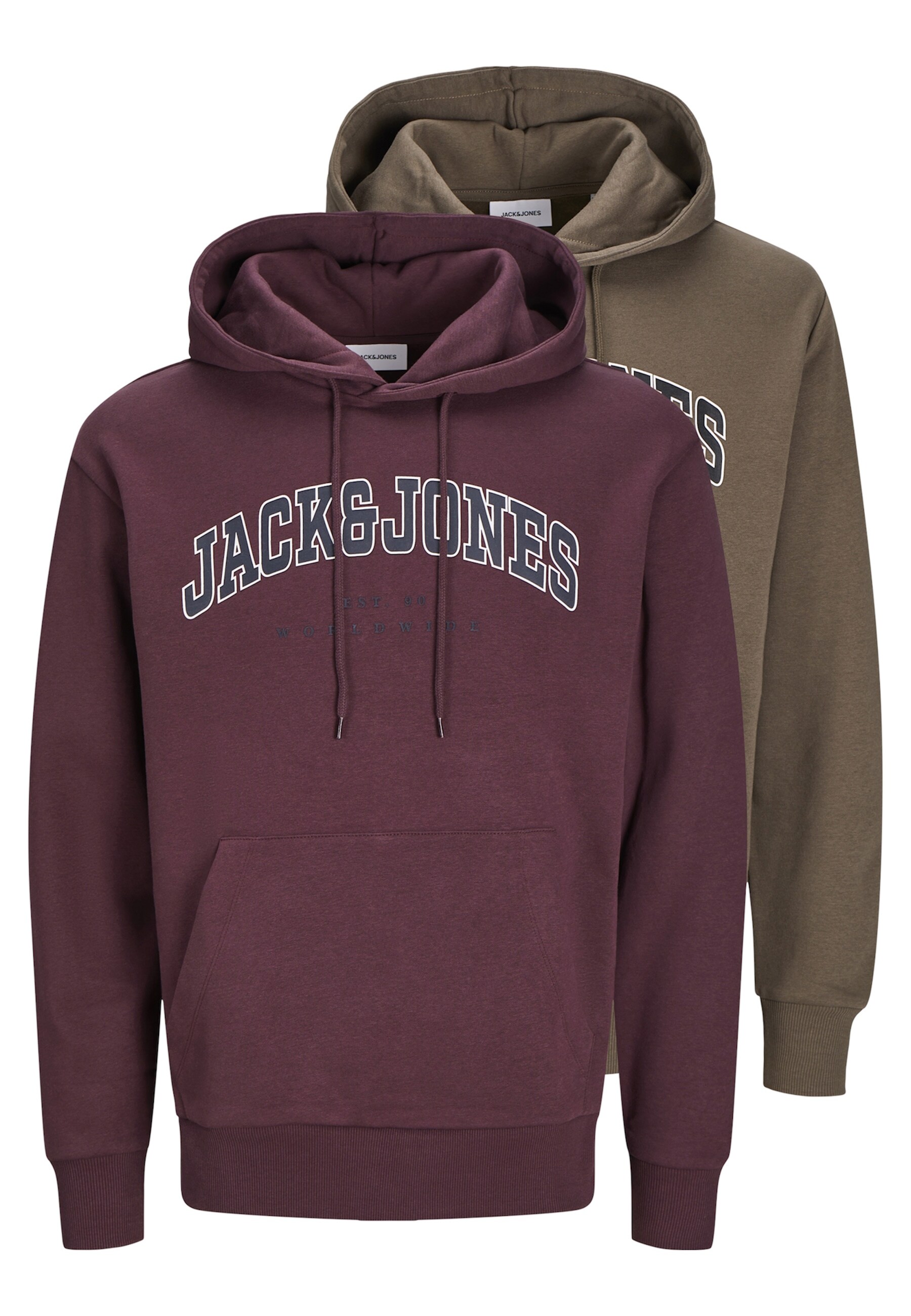 Jack & Jones Hoodie Caleb Kapuzenpullover Doppelpack - Bild 1