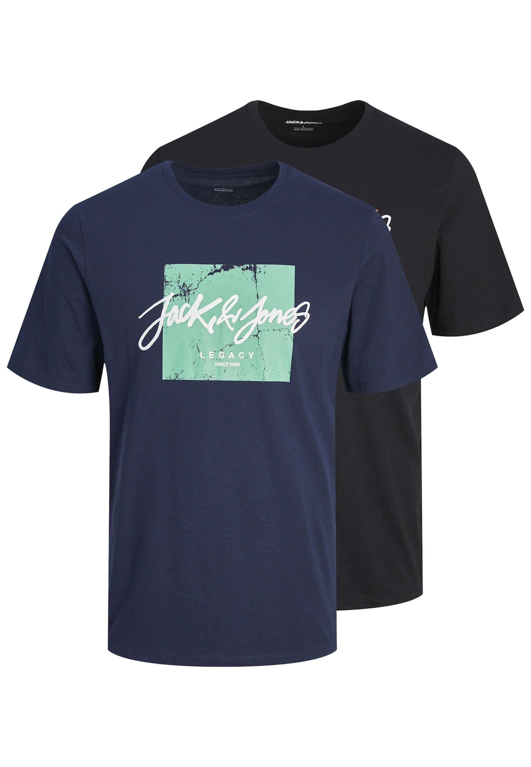 Jack & Jones T-Shirt Alvis Kurzarmshirt Doppelpack - Bild 1