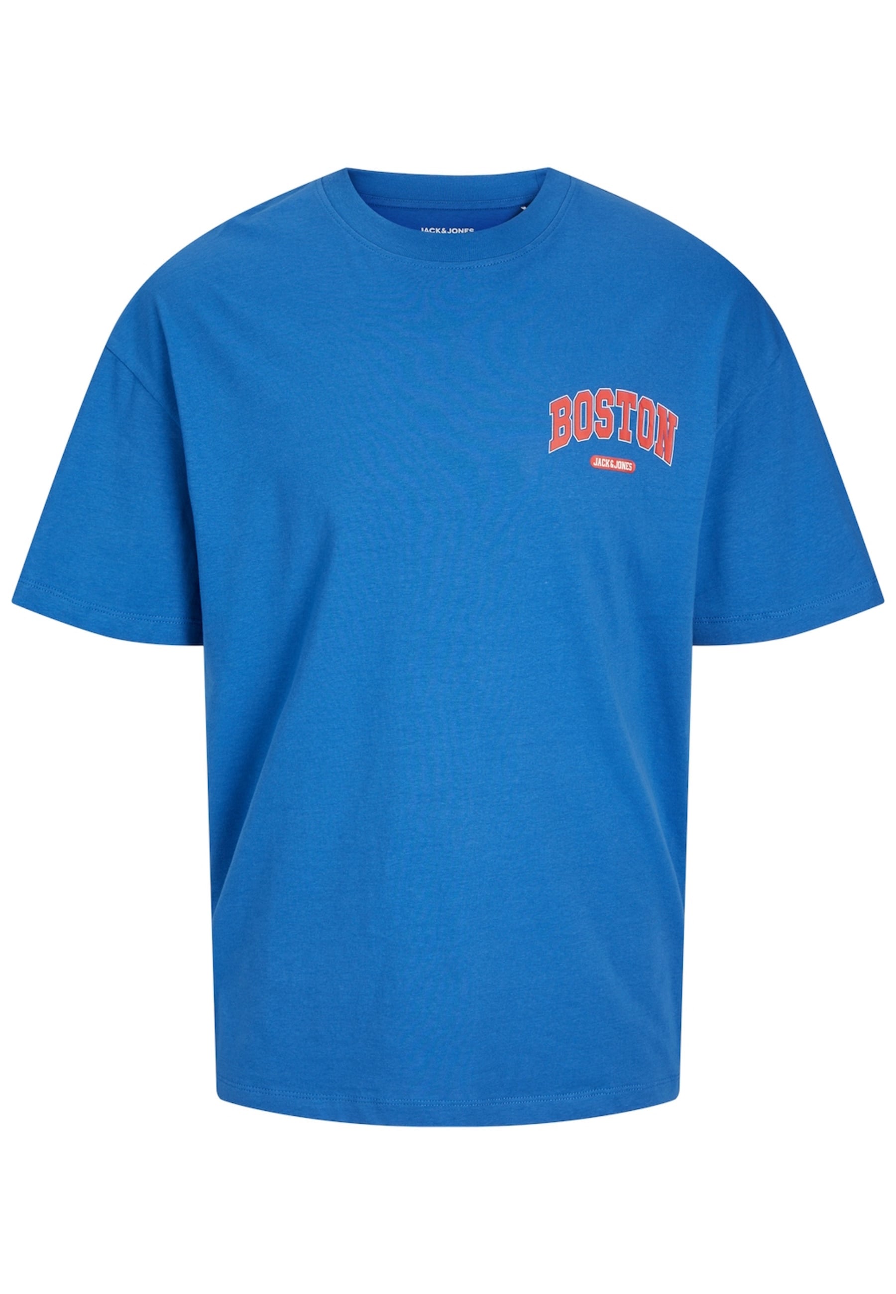 Jack & Jones T-Shirt BRADLEY VARSITY BACK TEE Kurzarmshirt - Bild 1