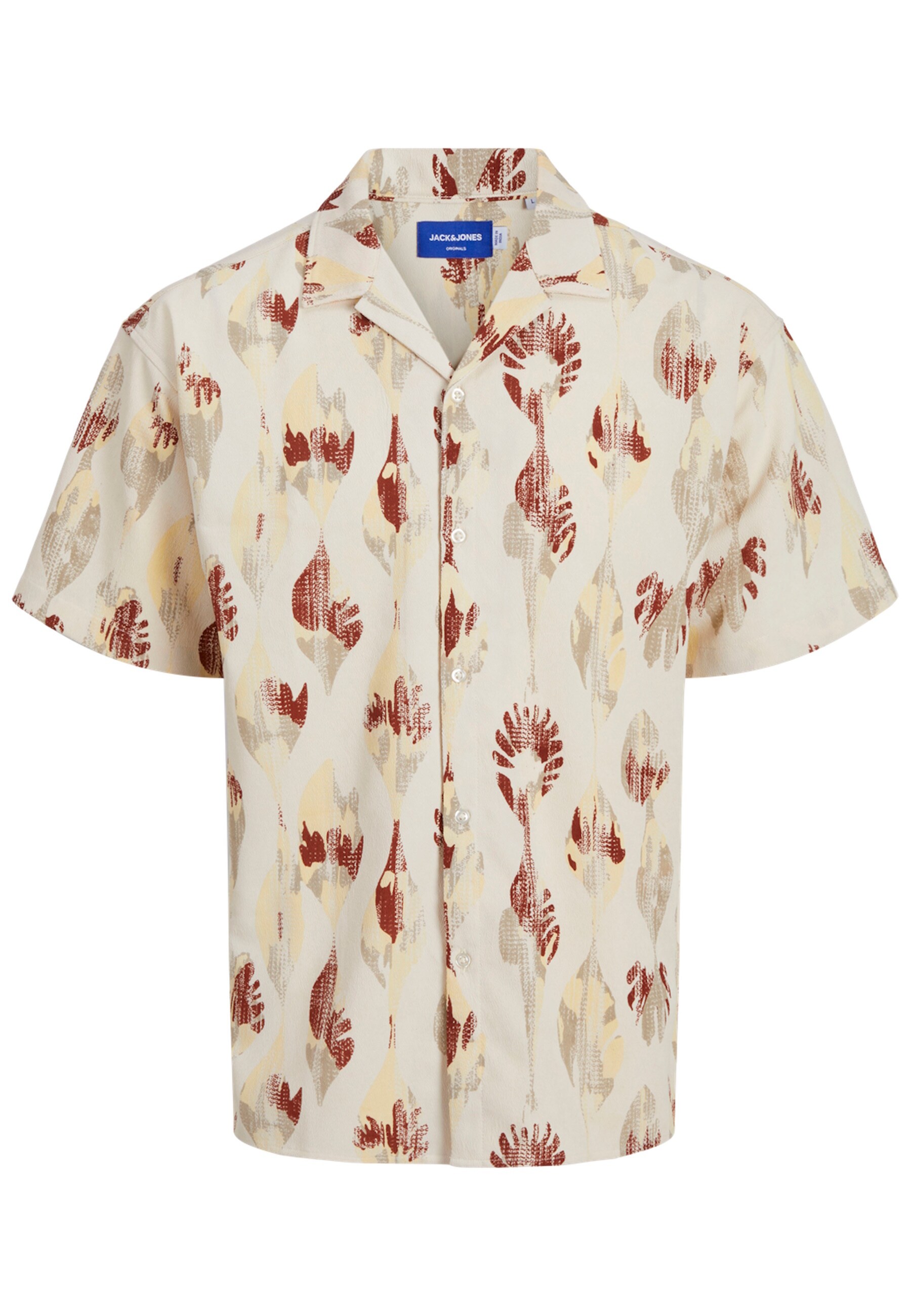 Jack & Jones Hemd JEFF JACQUARD Kurzarmhemd - Bild 1