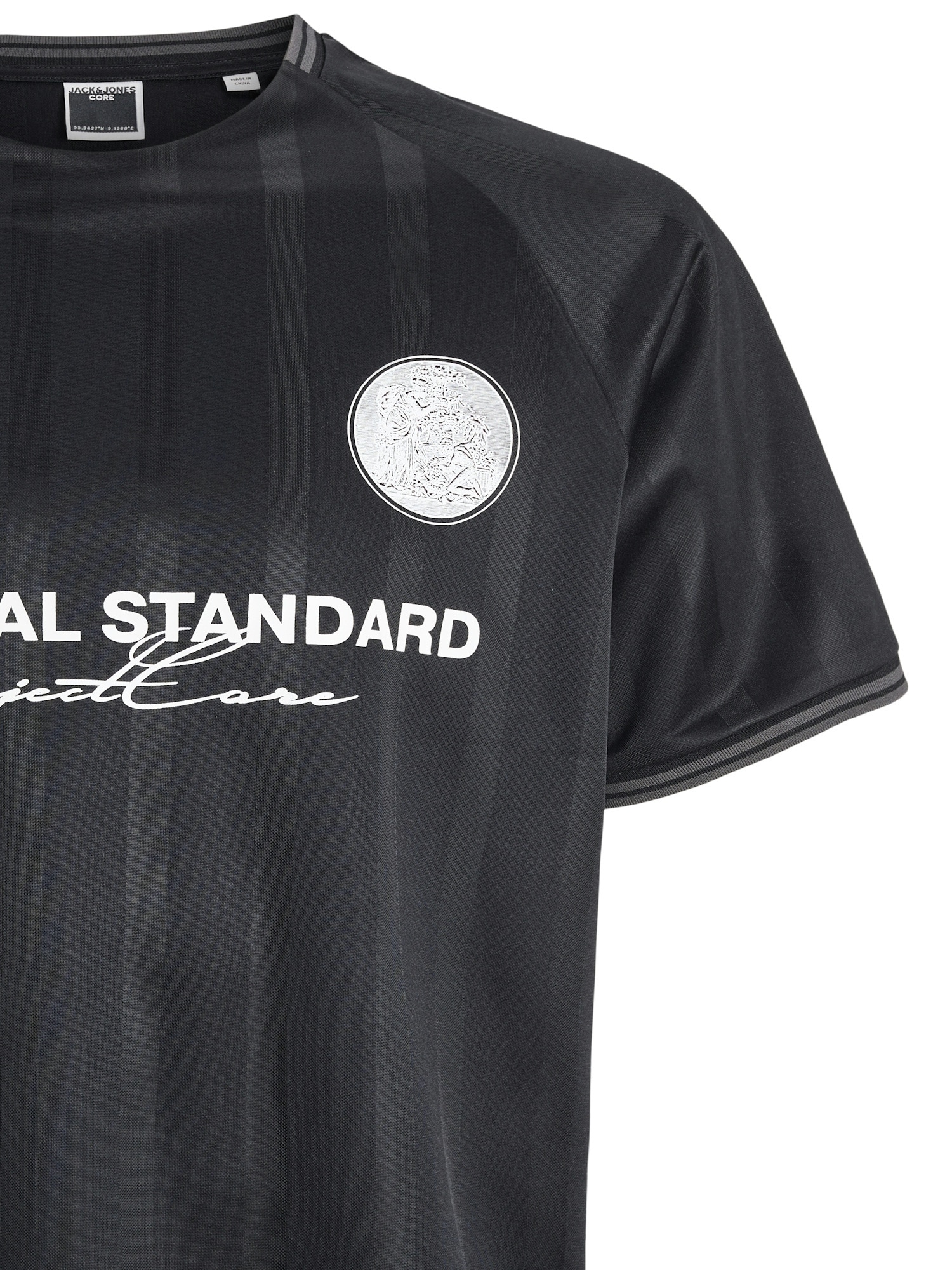 Jack & Jones Junior T-Shirt COVER RETRO FOOTBALL Kurzarmshirt - Bild 1