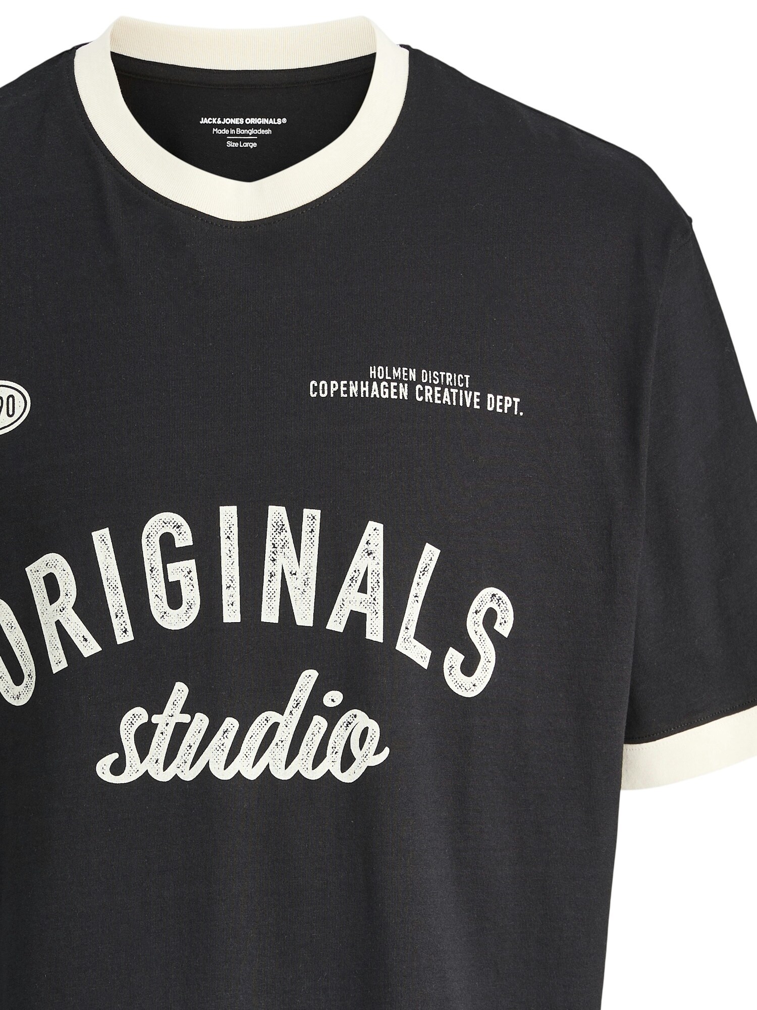 Jack & Jones Junior T-Shirt CAMBRIDGE RINGER FOOTBALL Kurzarmshirt - Bild 1