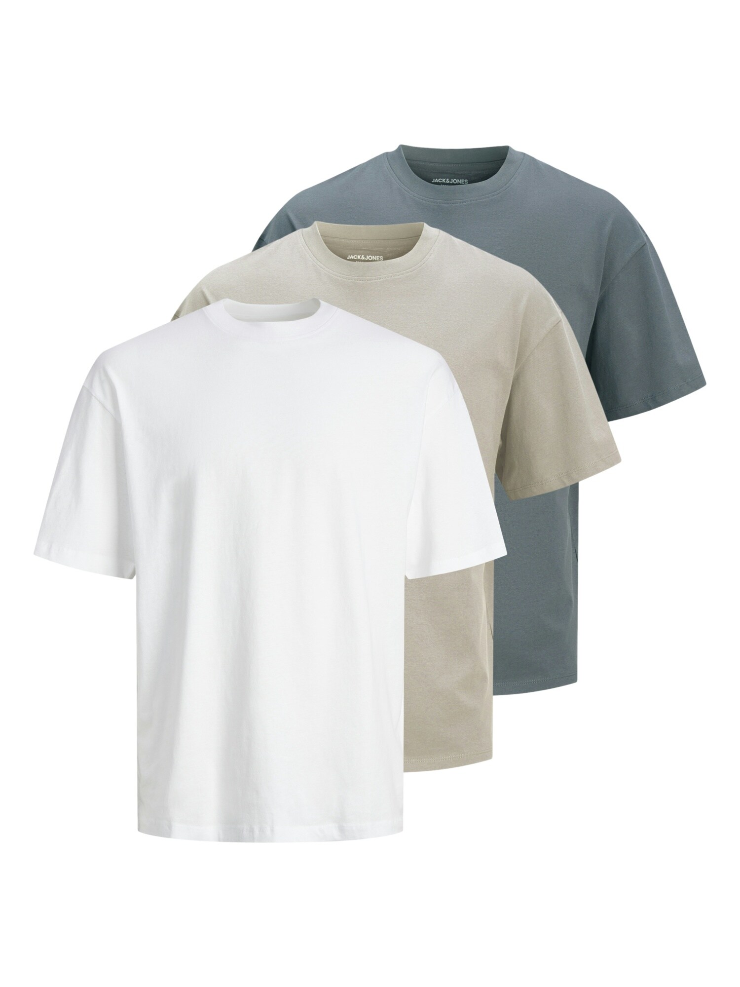 Jack & Jones T-Shirt Hugo Kurzarmshirt im Dreierpack - Bild 1