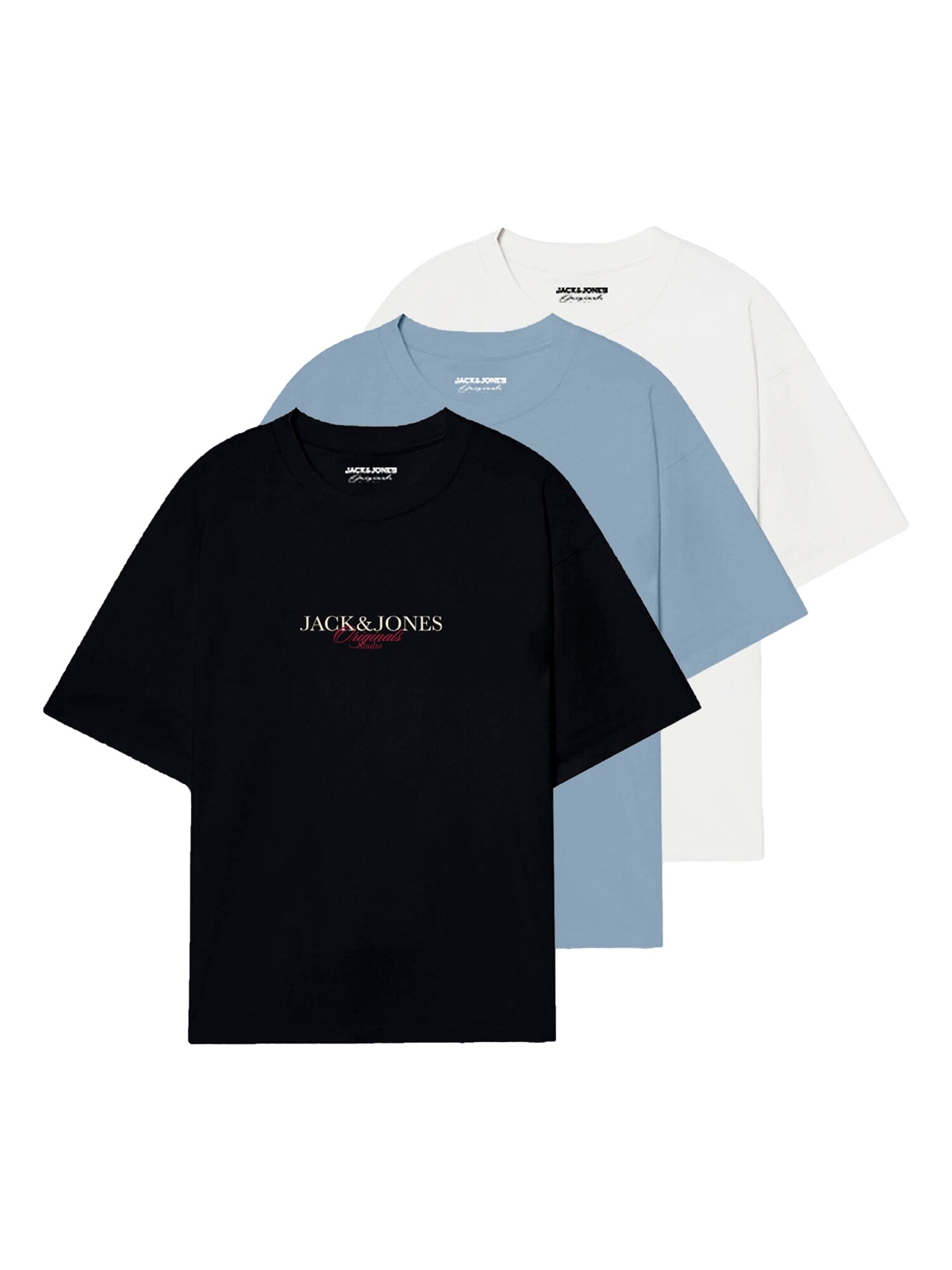 Jack & Jones T-Shirt Billyburg Kurzarmshirt im Dreierpack - Bild 1