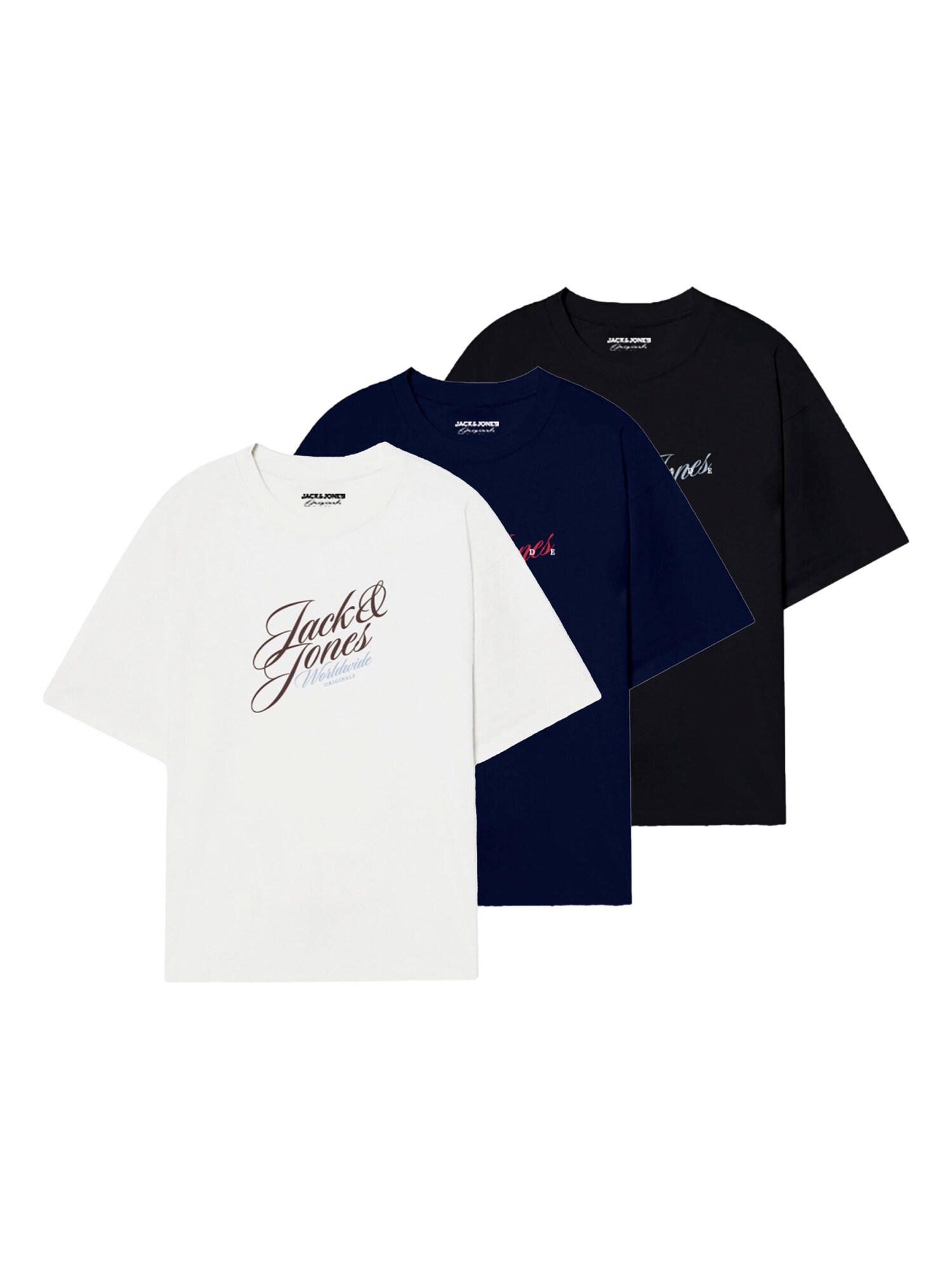 Jack & Jones T-Shirt Inwood Kurzarmshirt im Dreierpack - Bild 1