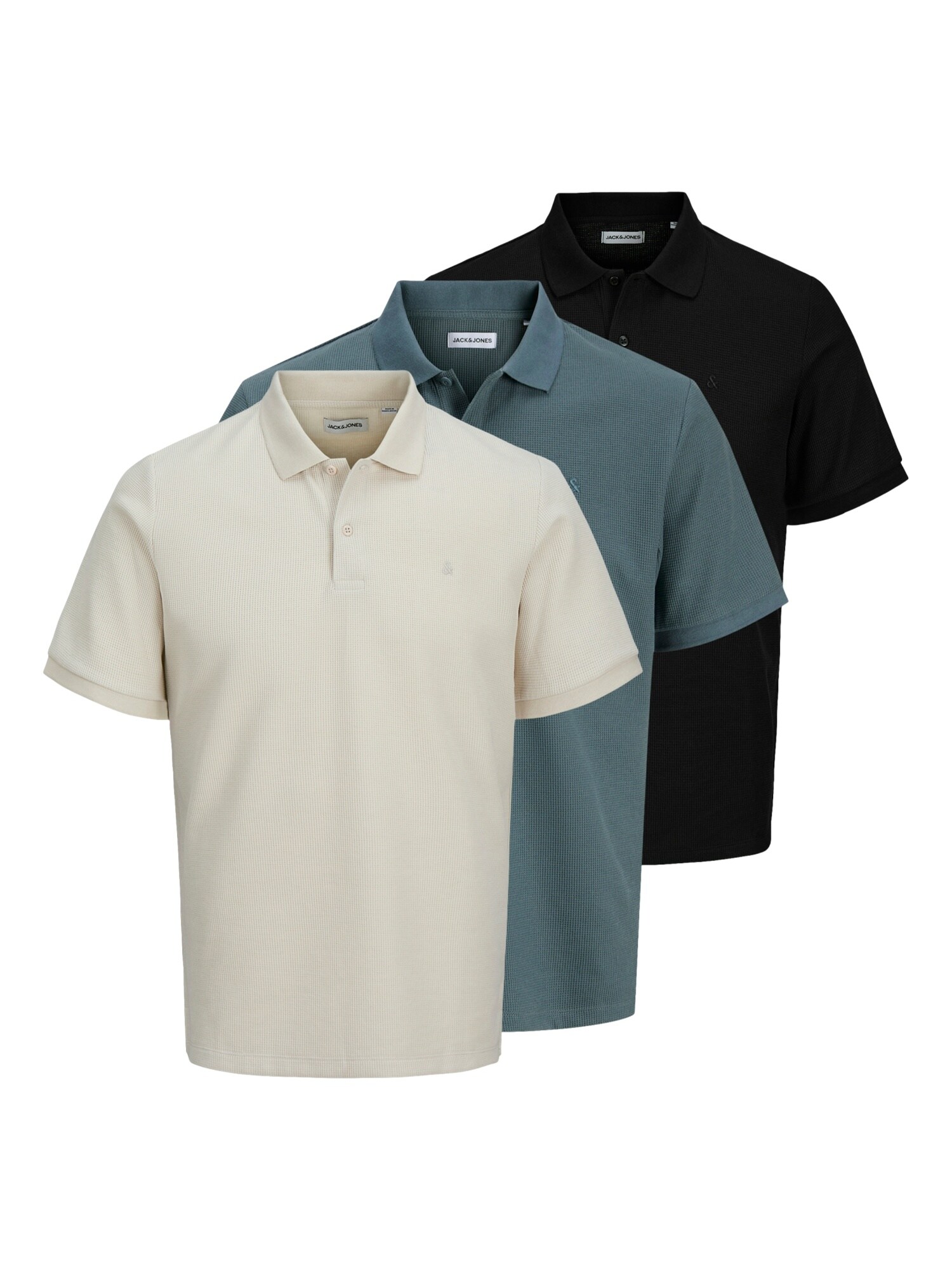 Jack & Jones Poloshirt Austin Kurzarmshirt im Dreierpack - Bild 1