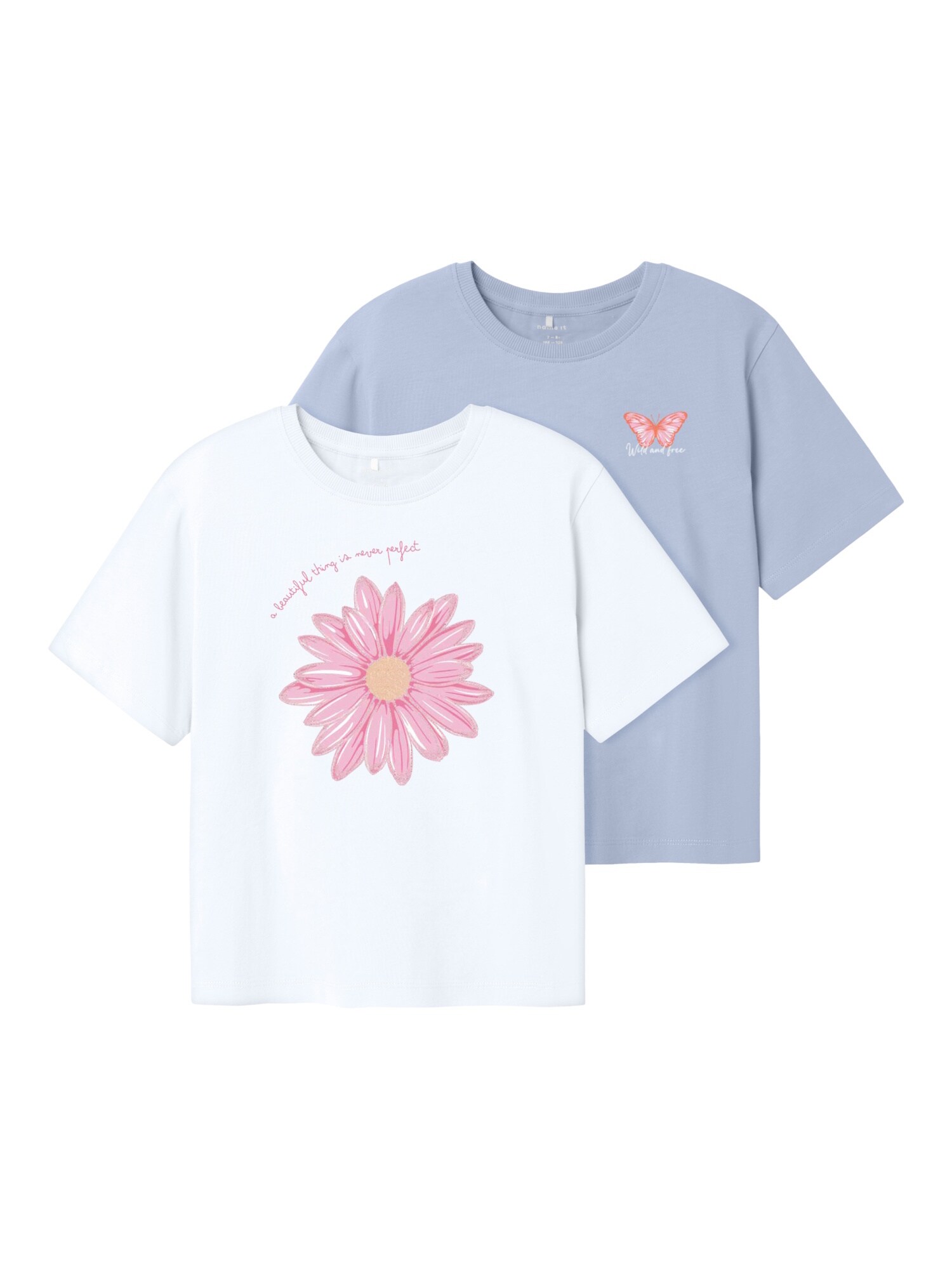 Name It T-Shirt HELKA Kurzarmshirt  2er Pack - Bild 1