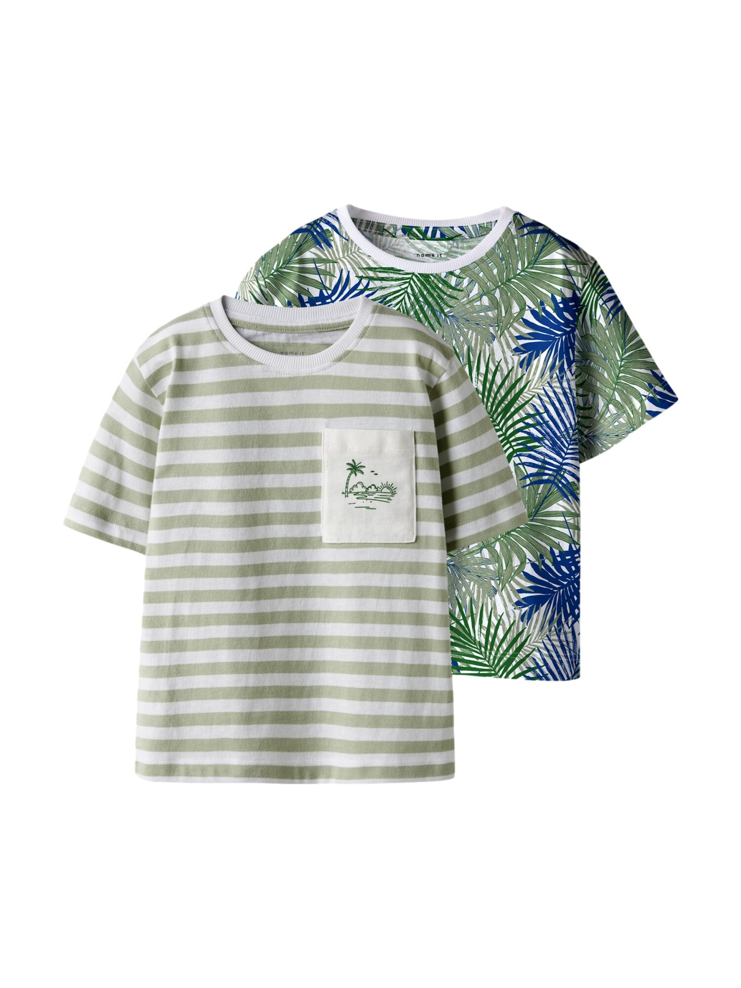 Name It T-Shirt JANEK Kurzarmshirt 2er Pack - Bild 1