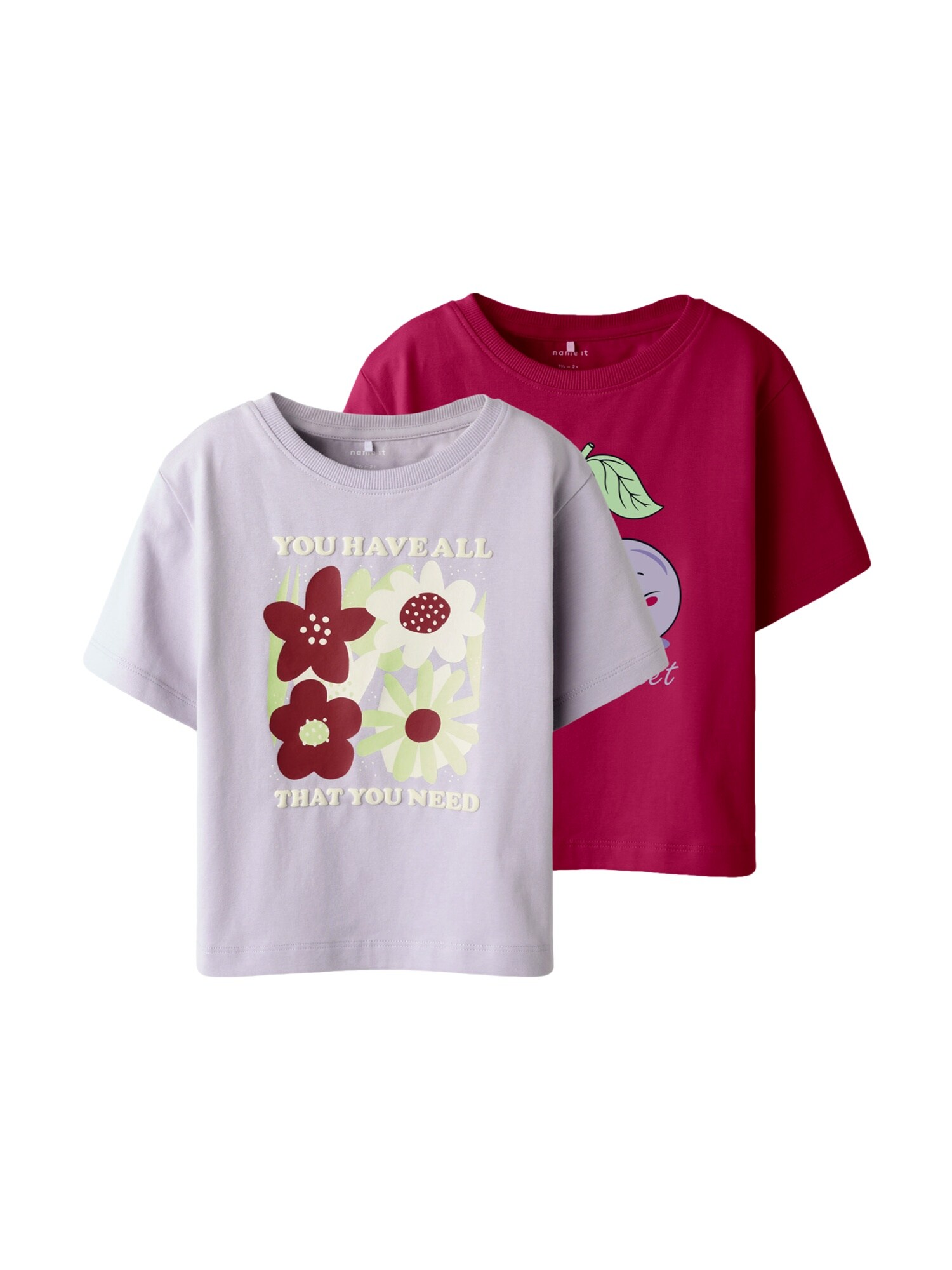 Name It T-Shirt HENISA Kurzarmshirt  2er Pack - Bild 1