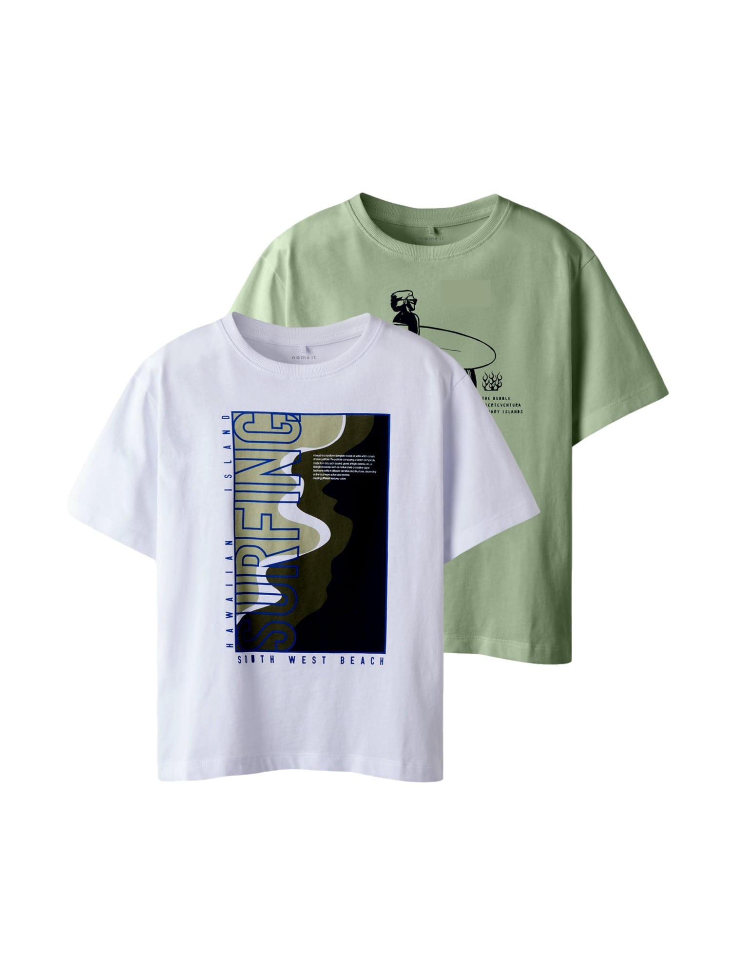 Name It T-Shirt HANSY Kurzarmshirt 2er Pack - Bild 1