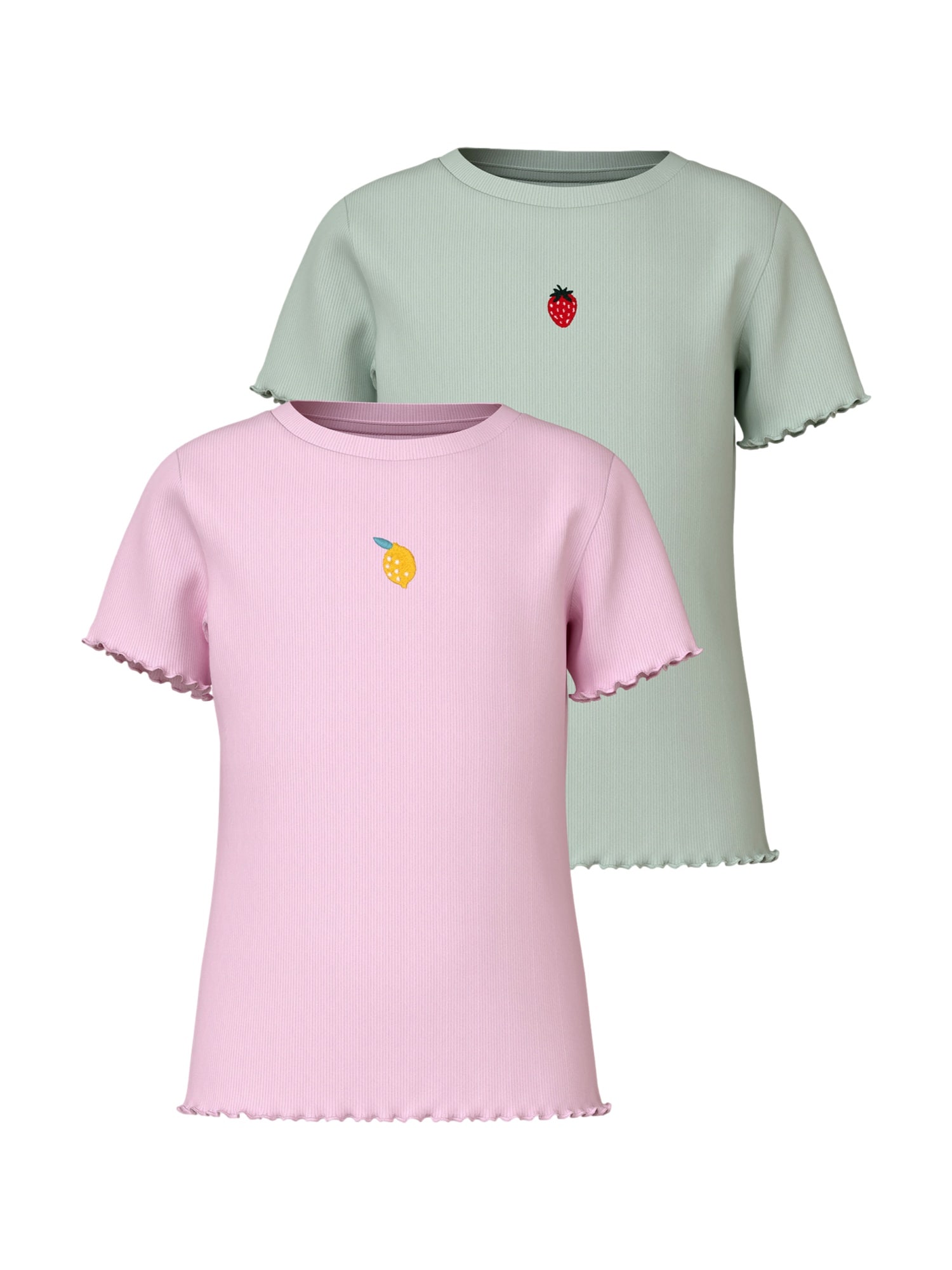 Name It T-Shirt VIVEMMA Kurzarmshirt   2er Pack - Bild 1
