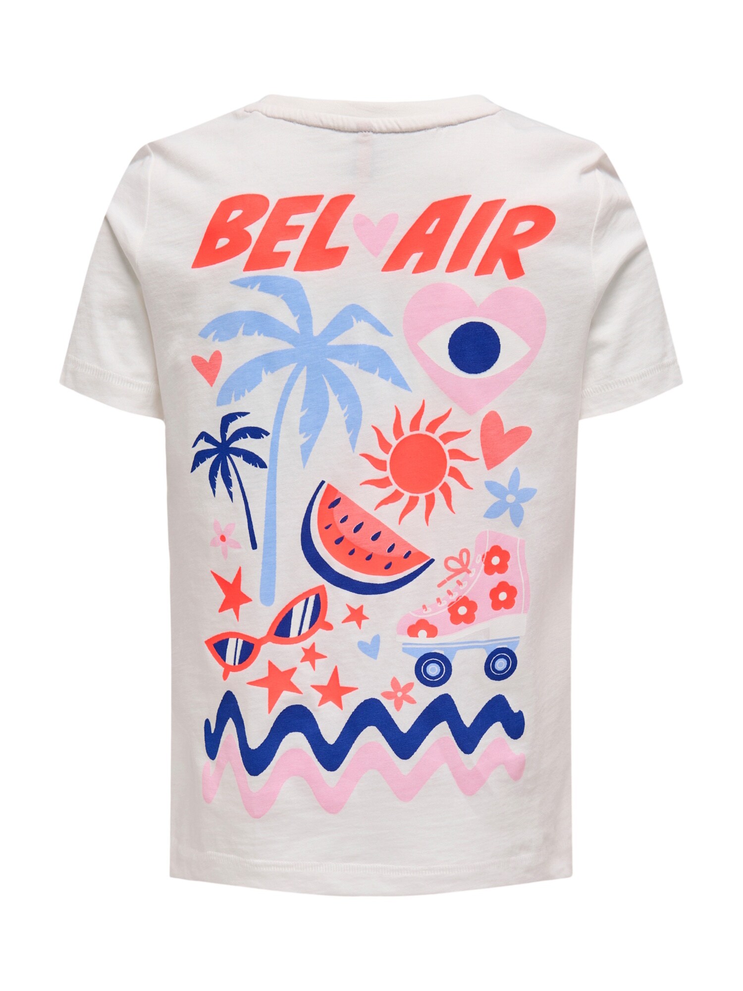 Kids Only T-Shirt HAPPY Kurzarmshirt - Bild 1