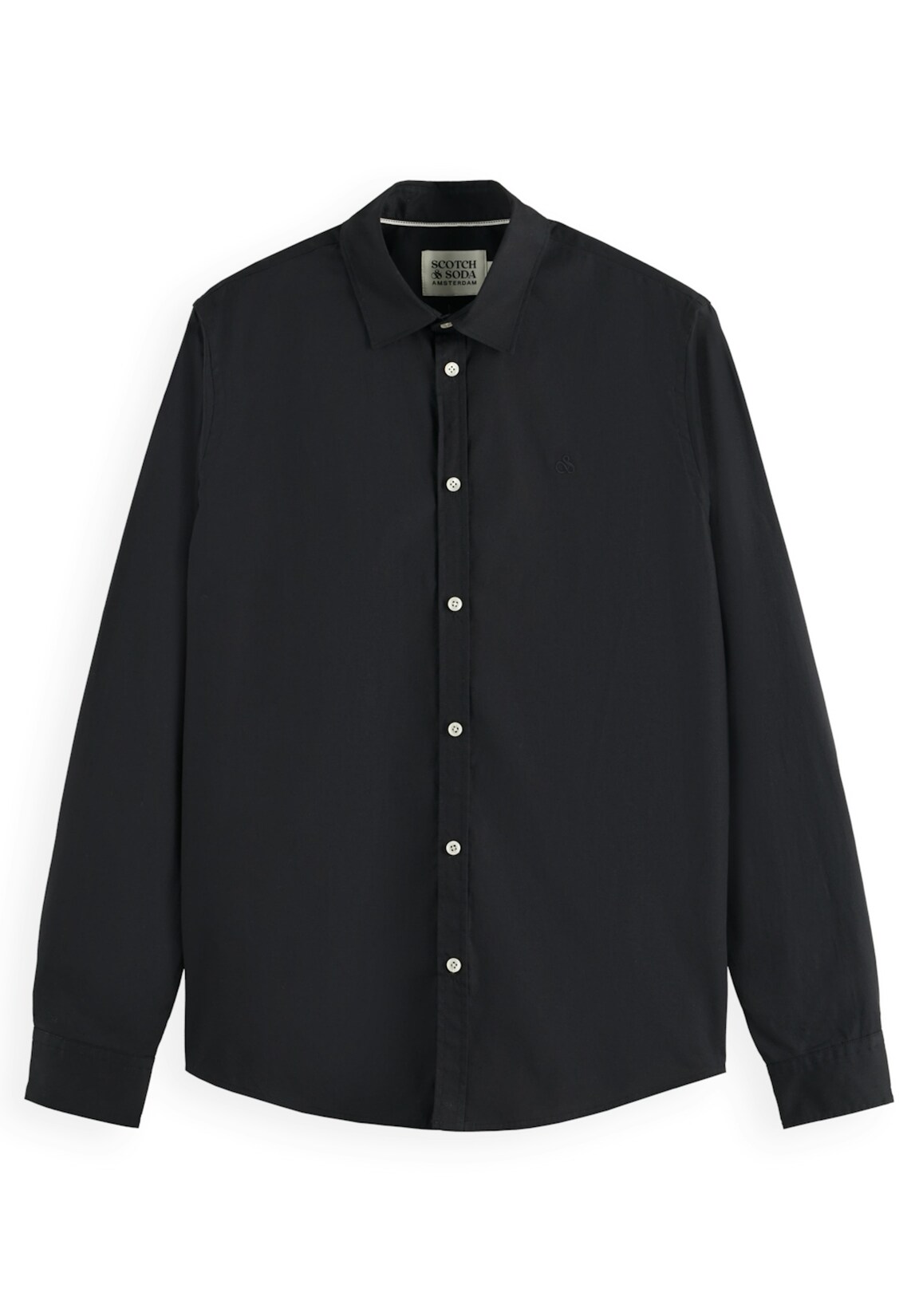 Scotch & Soda Hemd CORE POPLIN SOLID Langarmhemd | 08719027882415