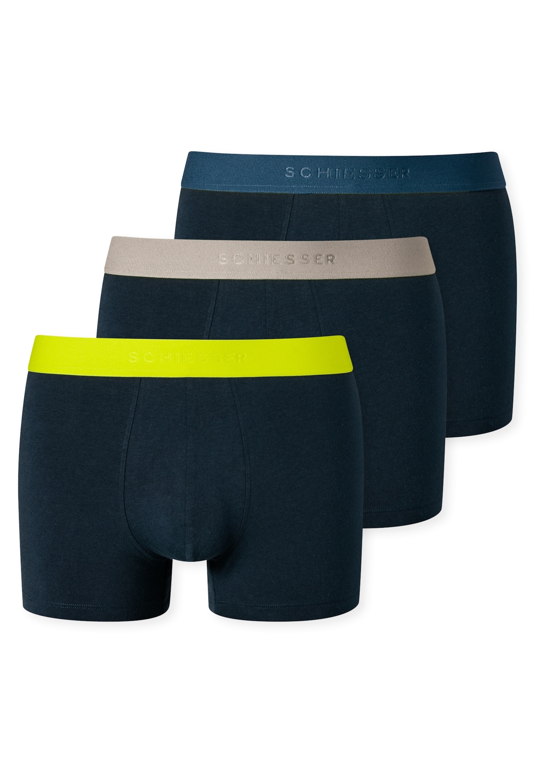 Schiesser Unterhose Trunks 3er Pack - Bild 1