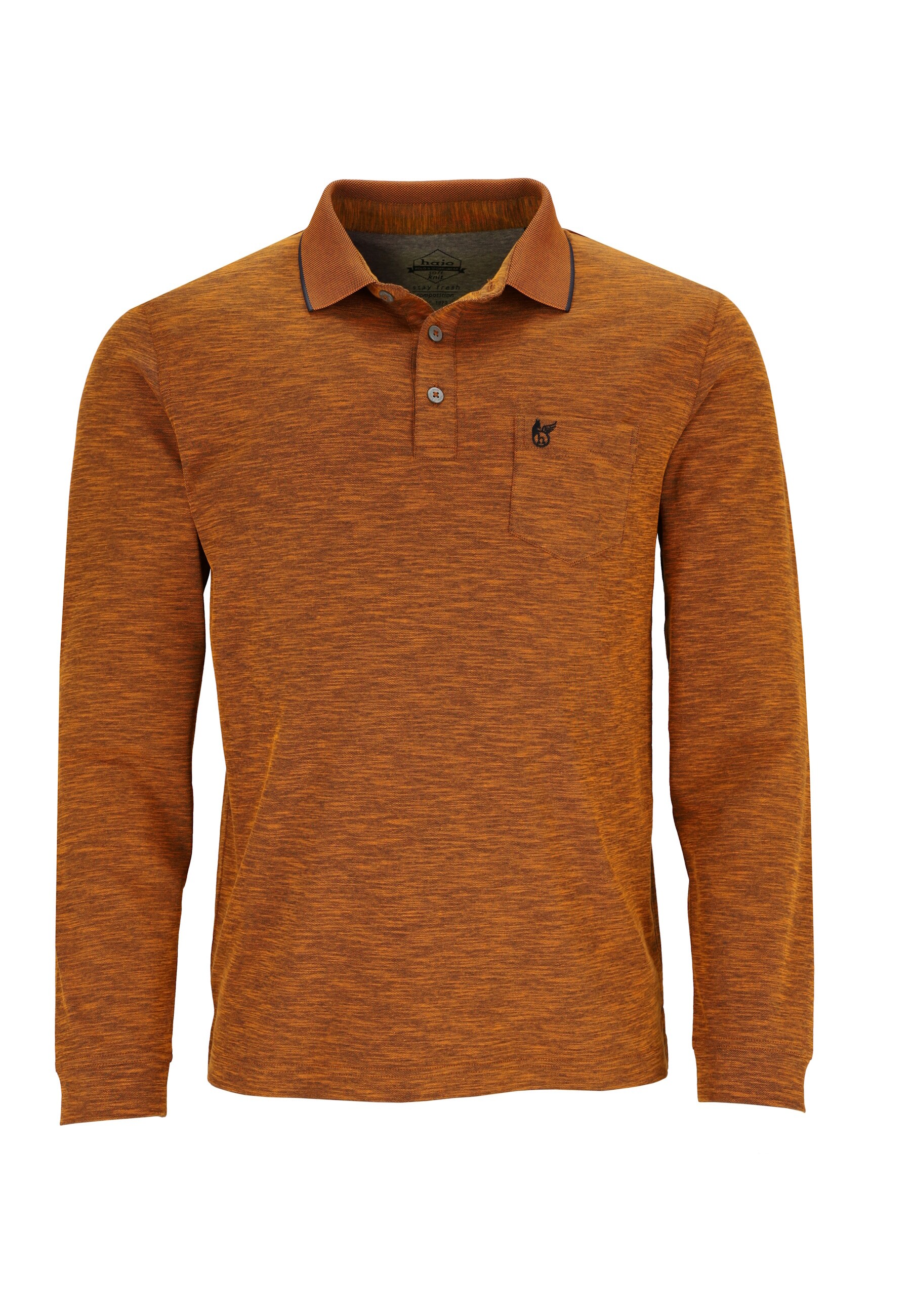 Hajo Poloshirt Softknit Langarmshirt - Bild 1