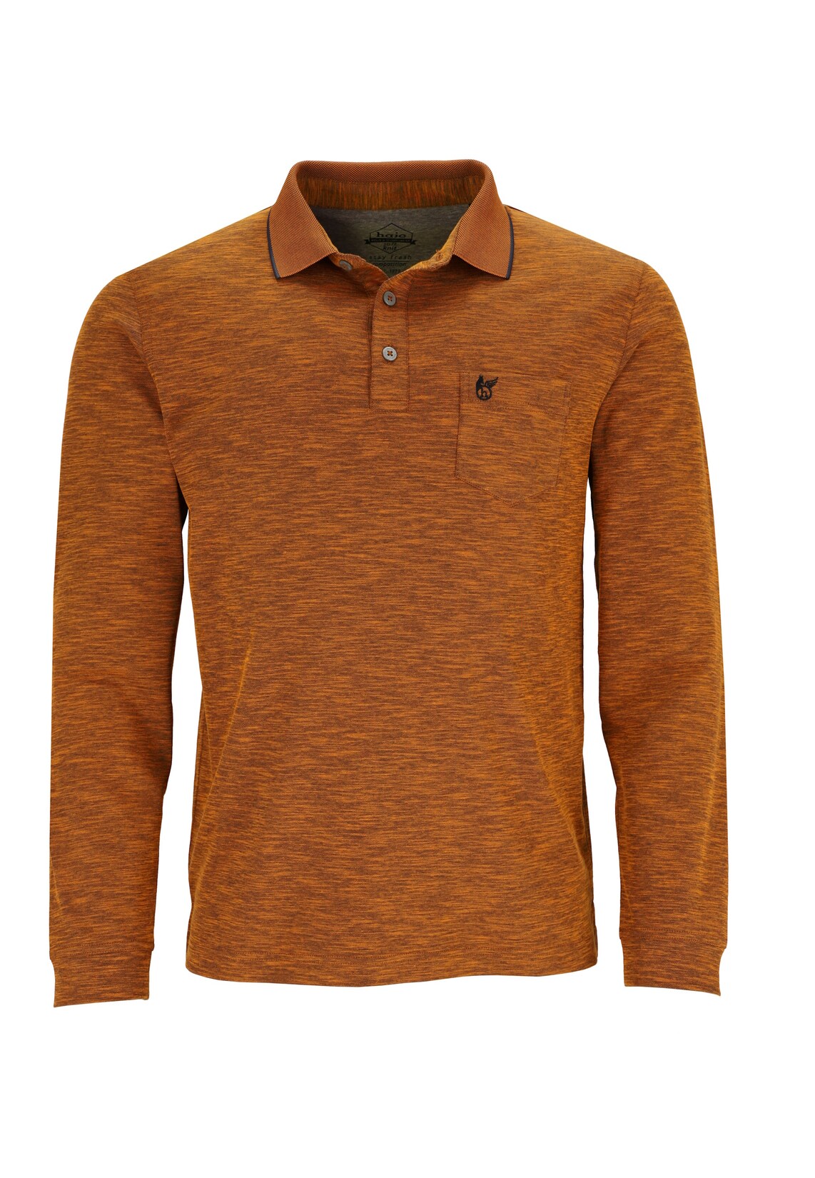 Hajo Poloshirt Softknit Langarmshirt | 04068342065602