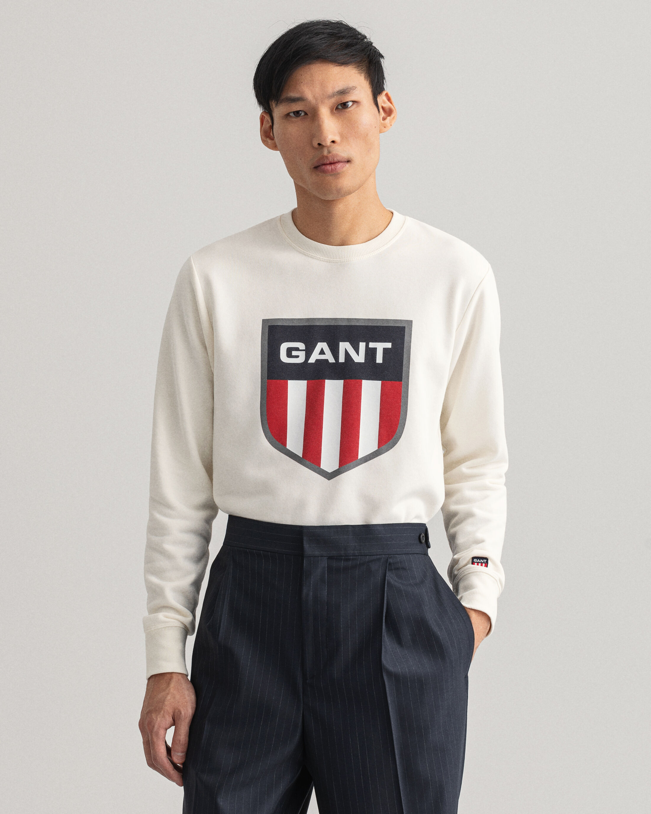 Gant Pullover Sweatshirt Retro Shield mit Rundhalsauschnitt - Bild 1