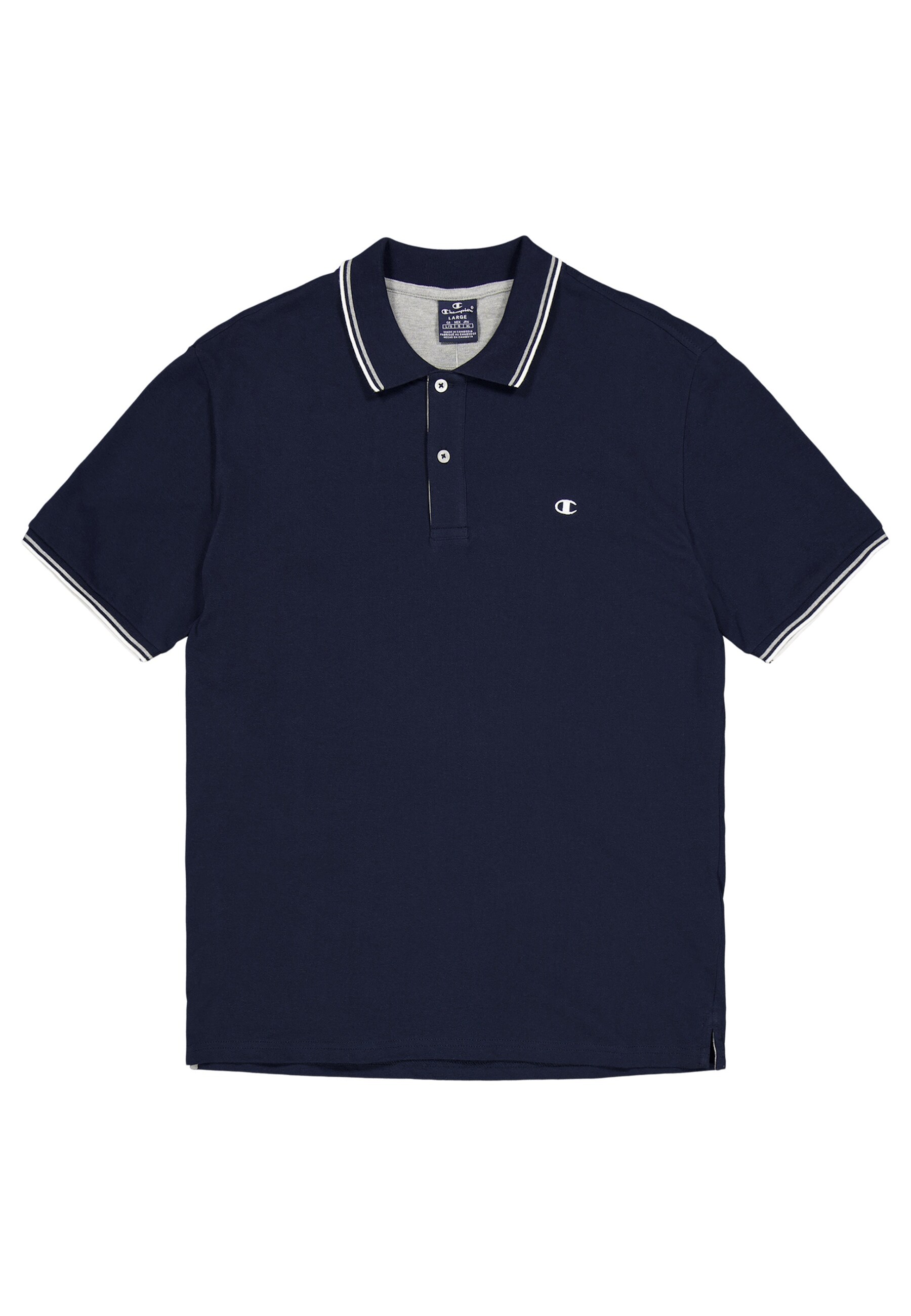 Champion Shirt Kurzarm Poloshirt mit Kragen und Knopfleiste in Regular-fit - Bild 1