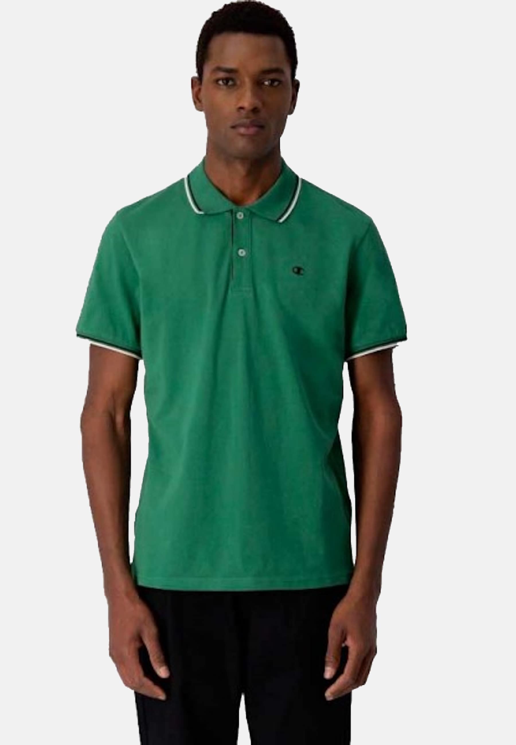 Champion Shirt Kurzarm Poloshirt mit Kragen und Knopfleiste in Regular-fit - Bild 1
