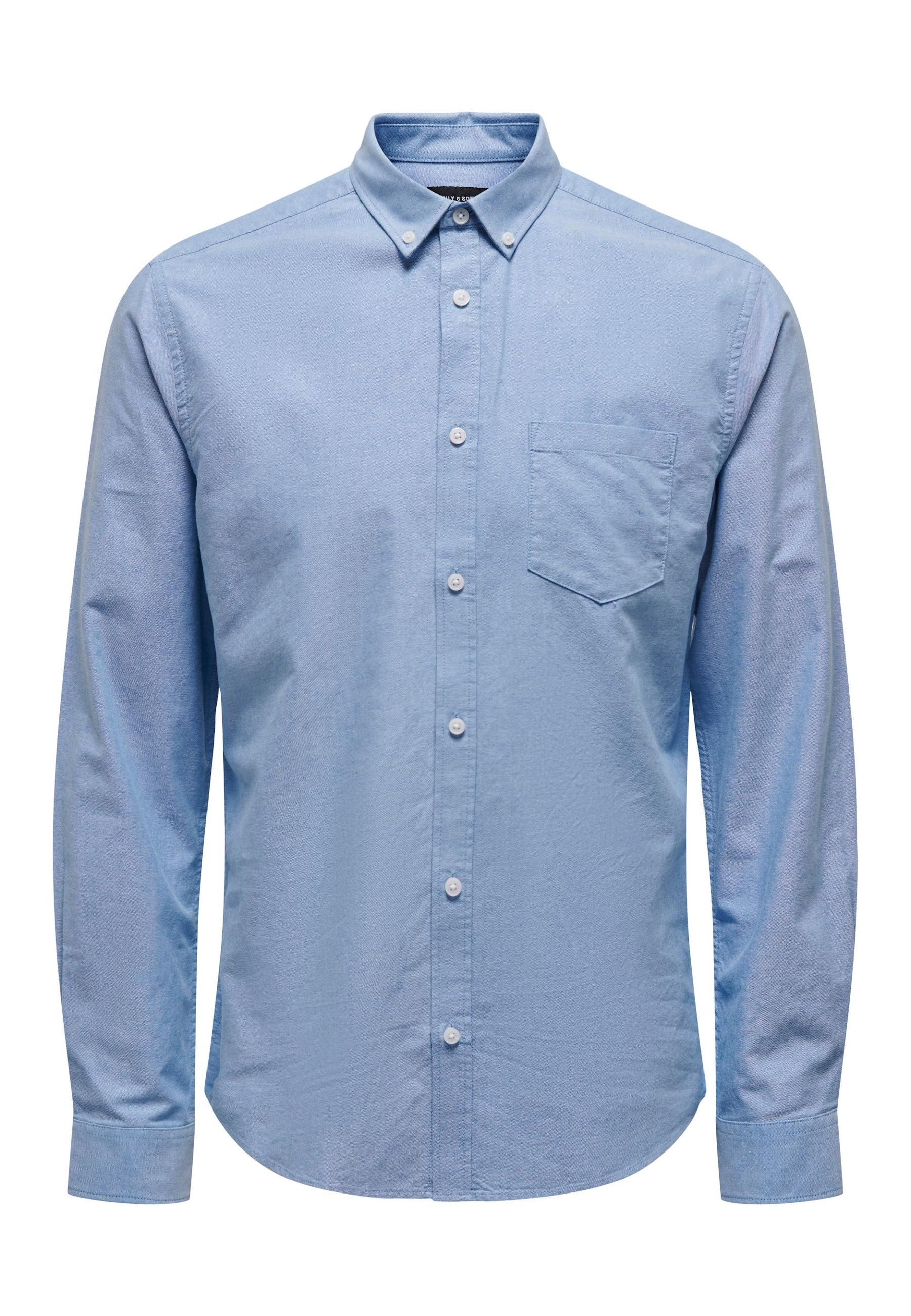 Only & Sons Hemd Salvaro Langarmhemd mit Brusttasche, Slim Fit - Bild 1