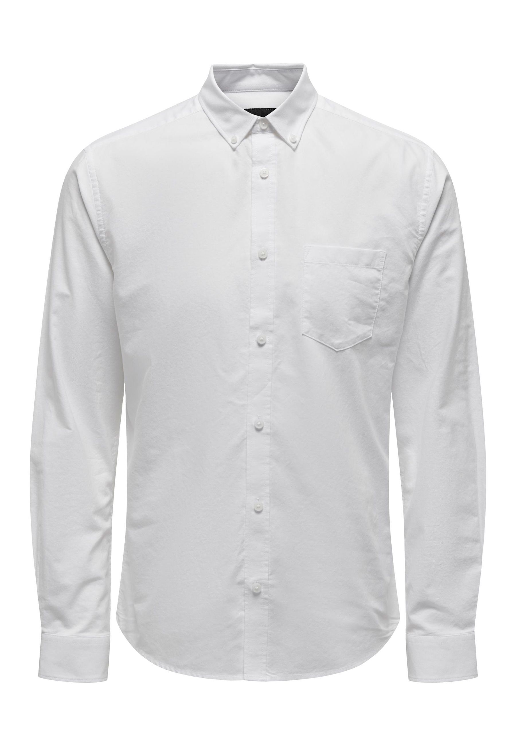 Only & Sons Hemd Salvaro Langarmhemd mit Brusttasche, Slim Fit - Bild 1