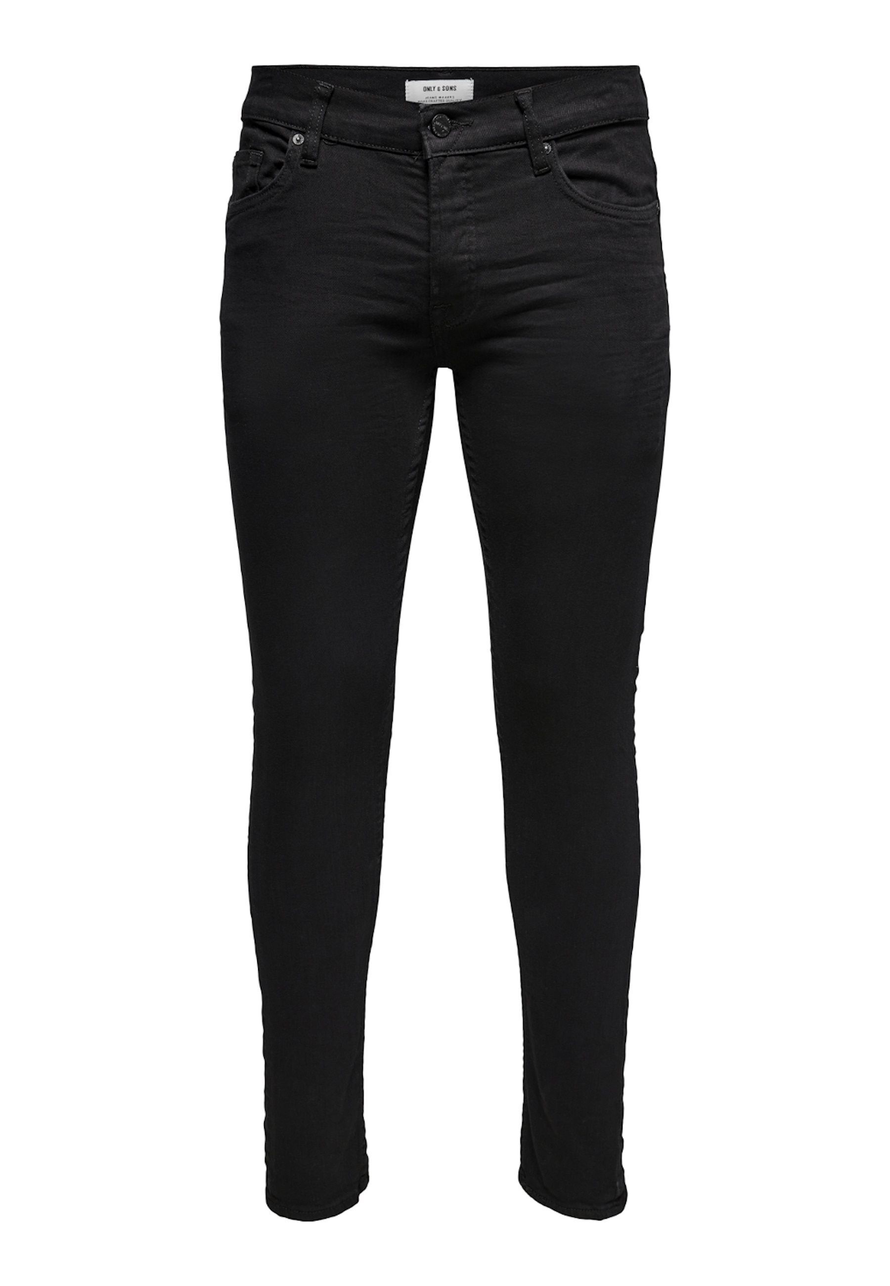 Only & Sons Jeans Slim Loom Black lange Hose - Bild 1