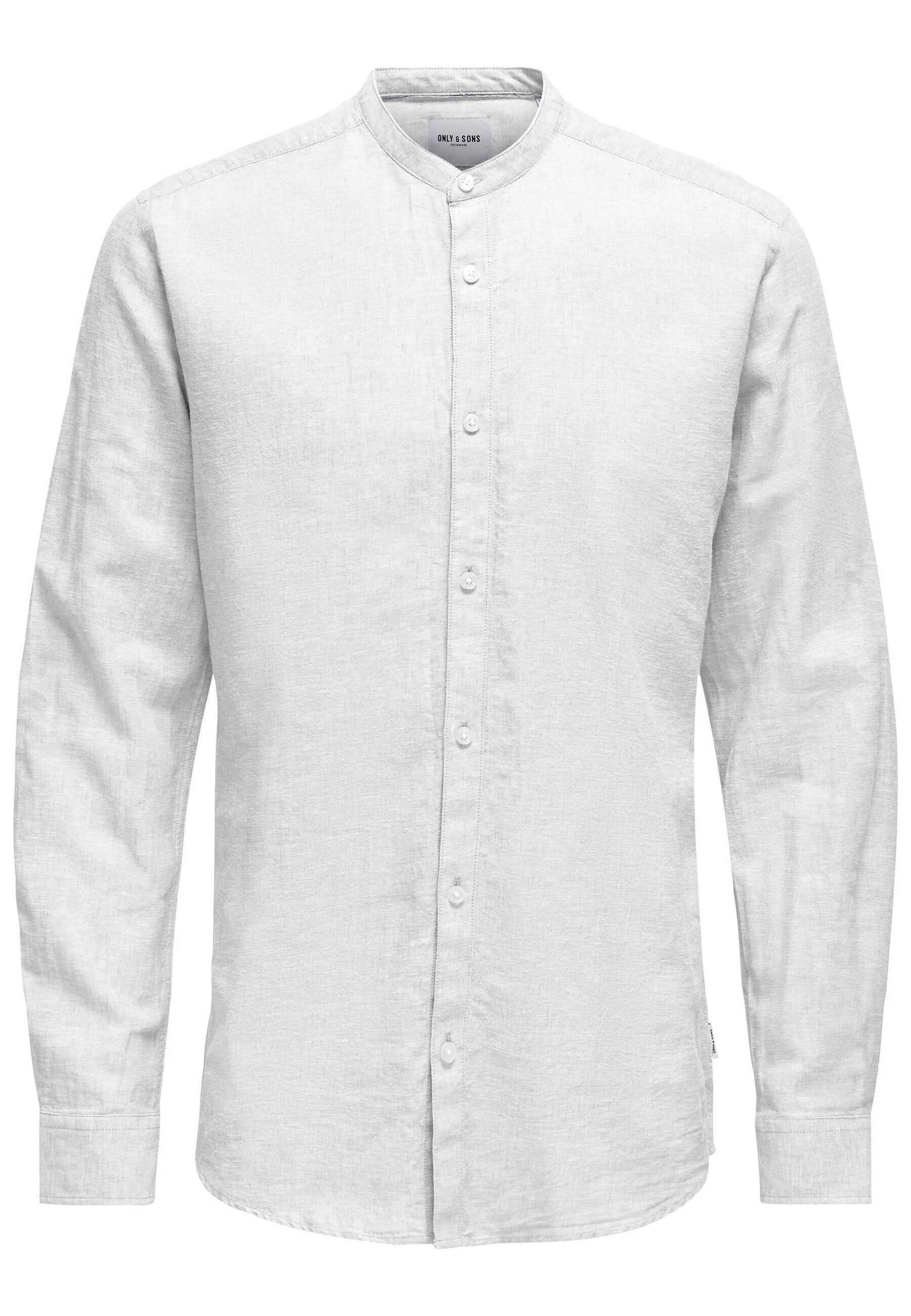Only & Sons Hemd Slim Fit Freizeithemd Caiden Solid mit Maokragen und durchgehender Knopfleiste - Bild 1
