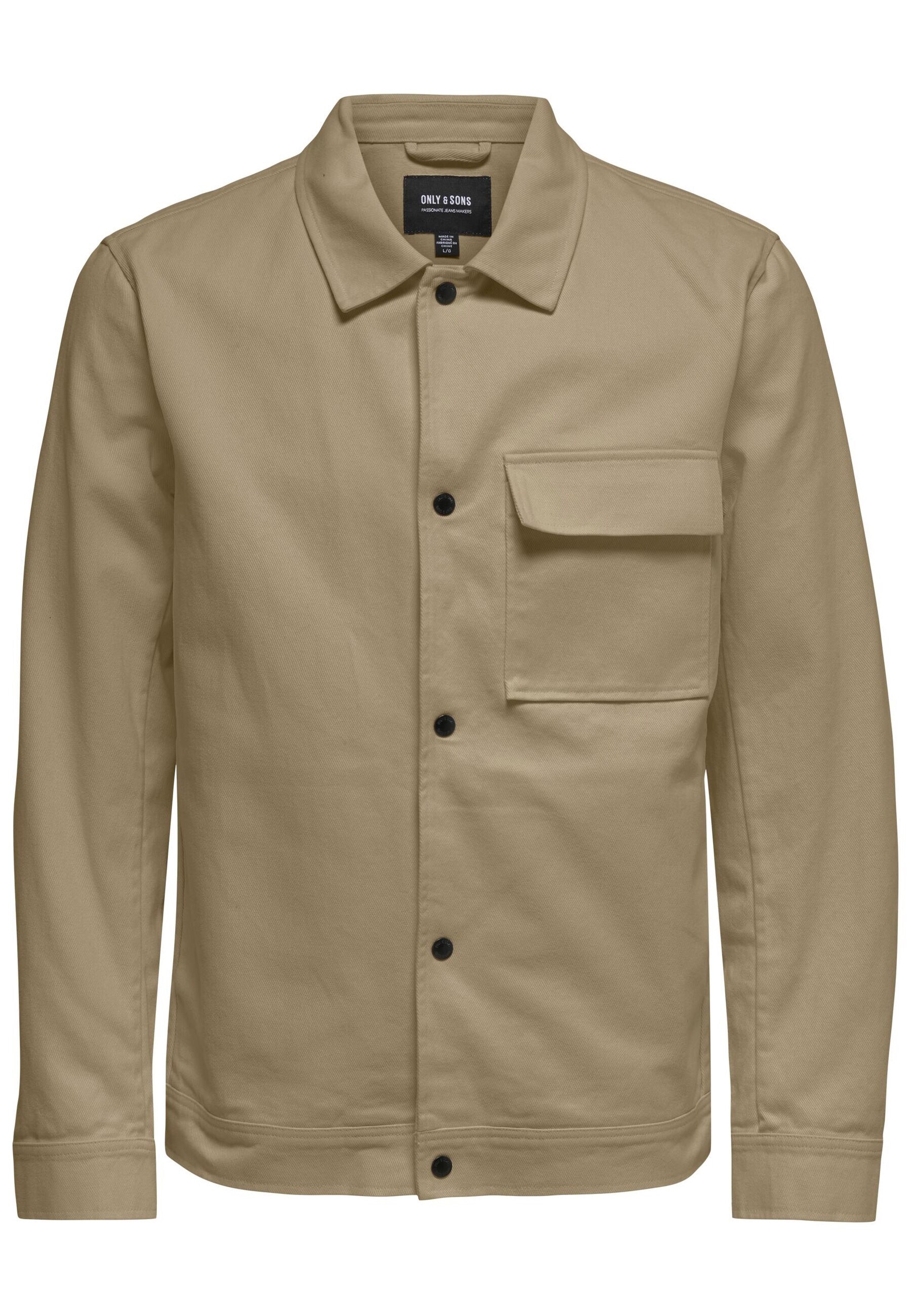 Only & Sons Jacke Leichte &Uuml;bergangsjacke HYDRA mit Fly-Away Kragen und seitlichen Eingrifftaschen - Bild 1