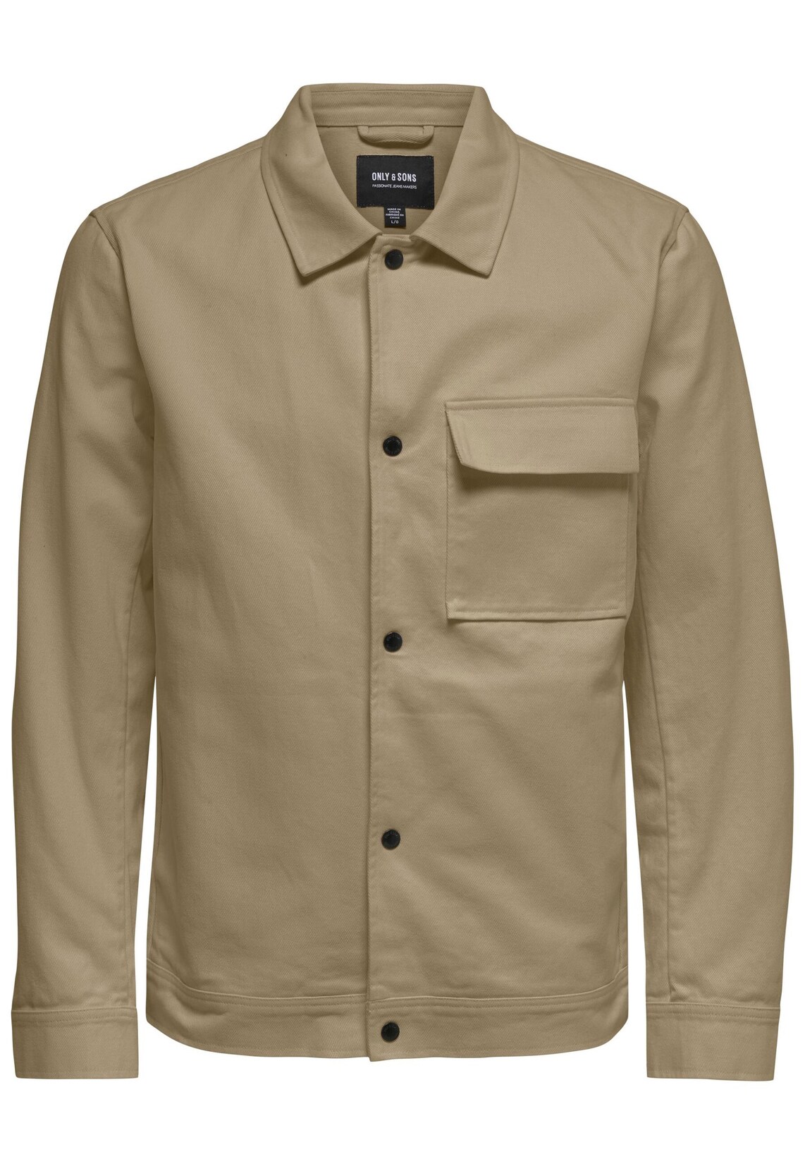 Only & Sons Jacke Leichte Übergangsjacke HYDRA mit Fly-Away Kragen und seitlichen Eingrifftaschen | 05715217074908