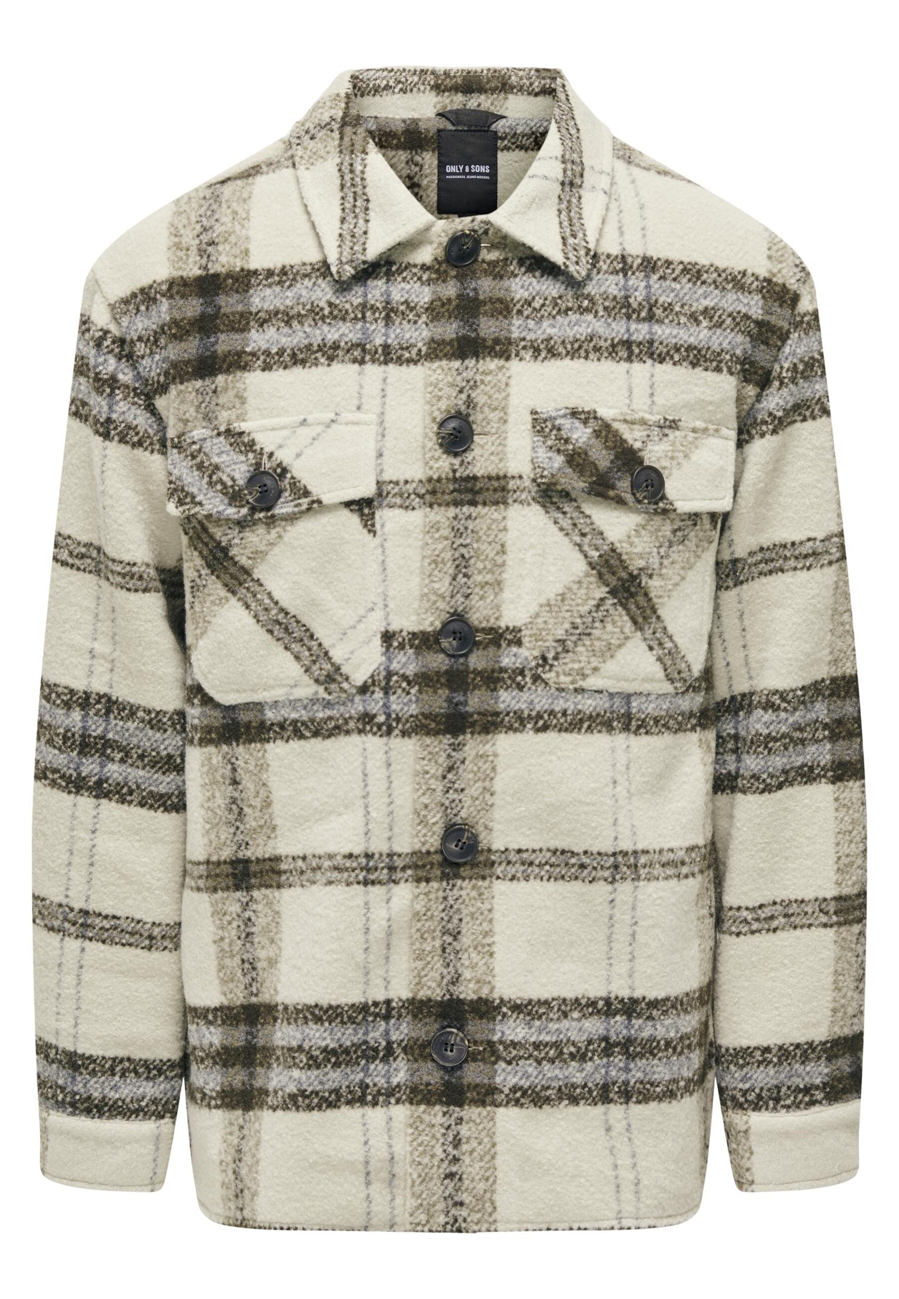 Only & Sons Jacke CANE Hemdjacke mit Knopfleiste und Brusttaschen - Bild 1