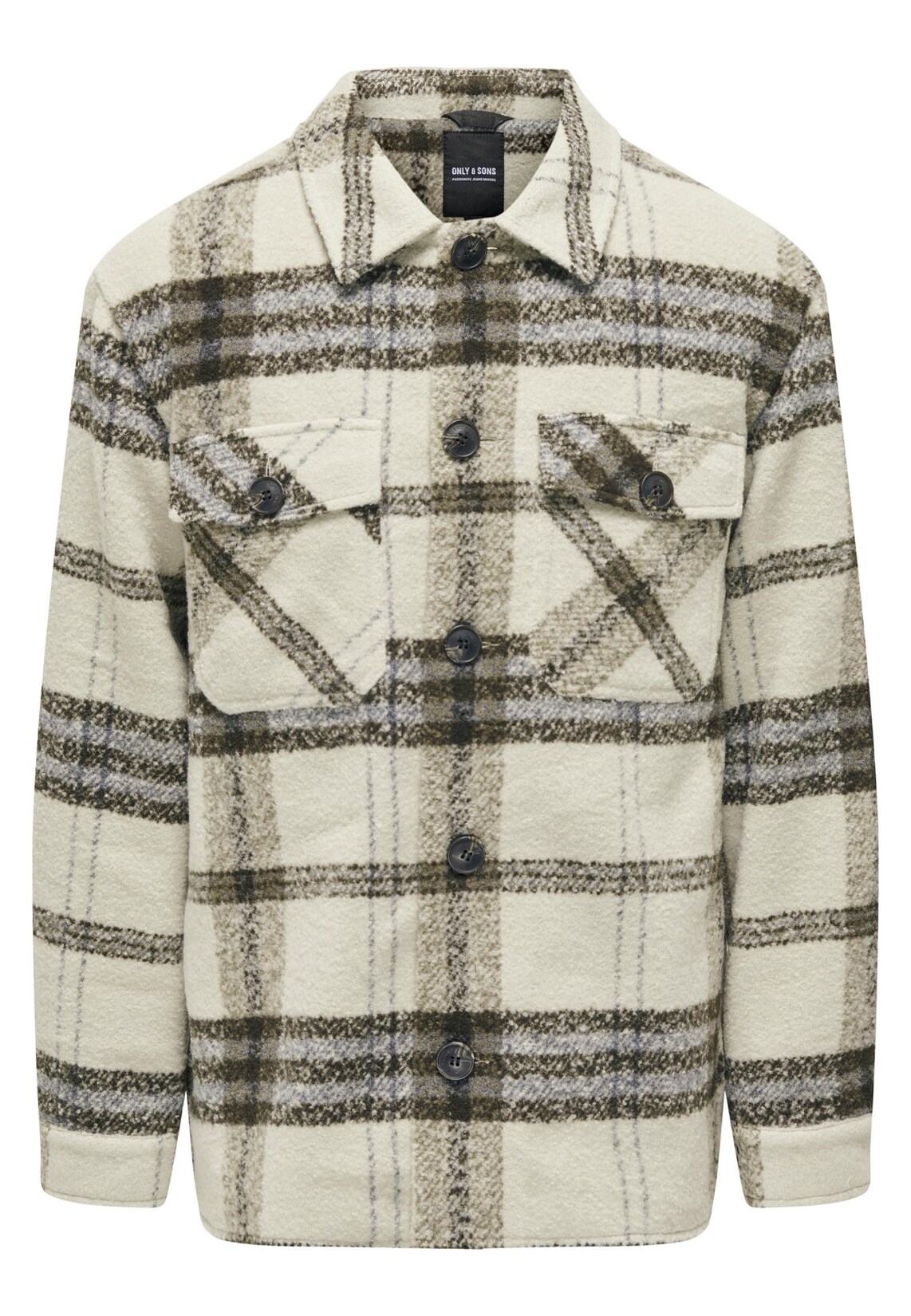 Only & Sons Jacke CANE Hemdjacke mit Knopfleiste und Brusttaschen | 05715417274924