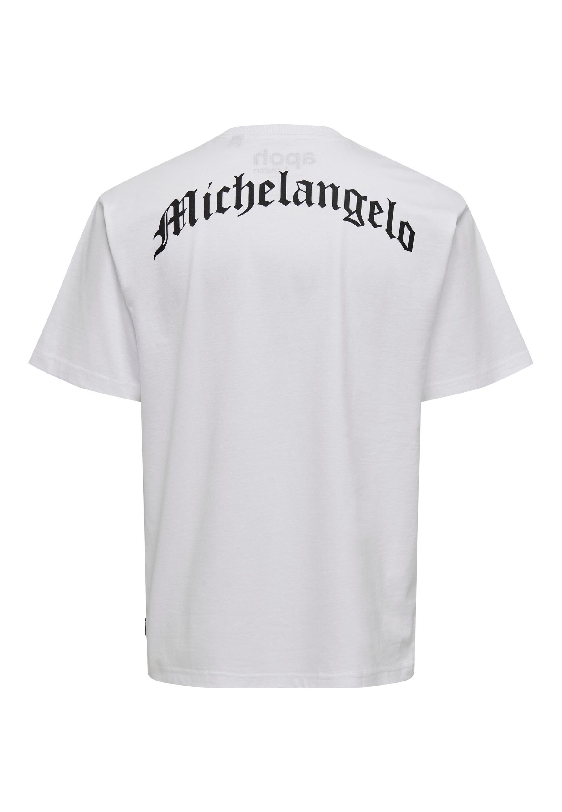 Only & Sons T-Shirt Apoh Life Kurzarmshirt mit Frontprint - Bild 1