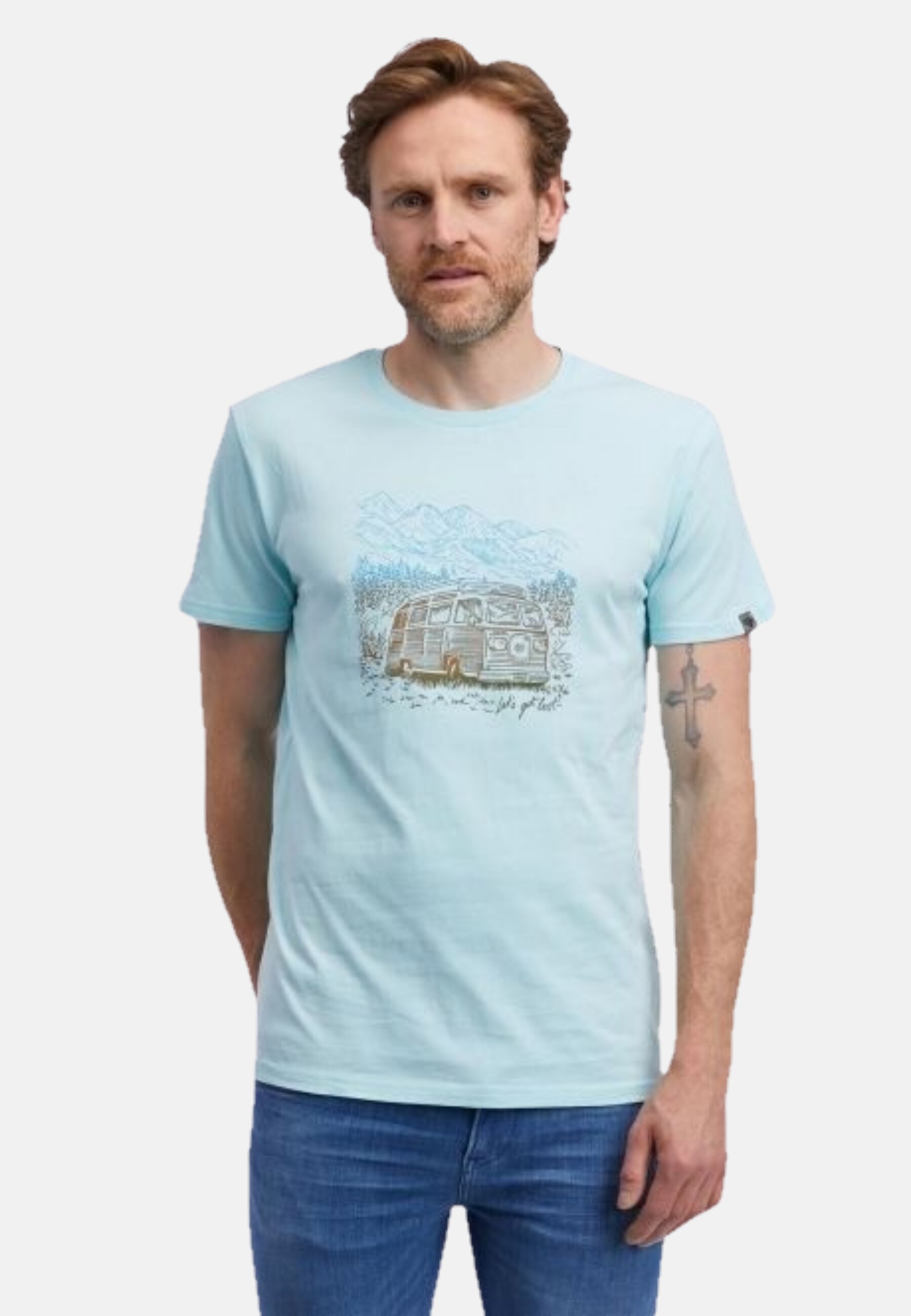 Ragwear T-Shirt Kurzarmshirt ROGGERO GRADIENT - Bild 1