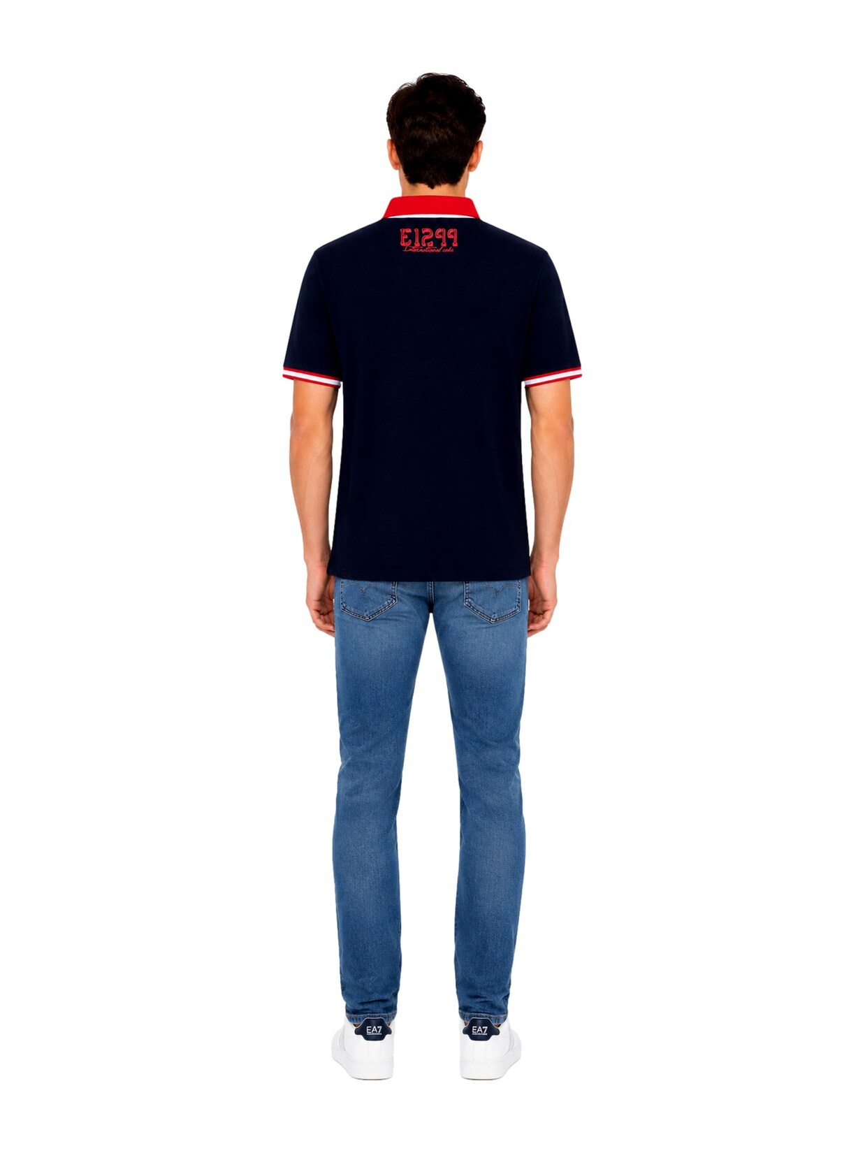 EA7 Emporio Armani Poloshirt Kurzarmshirt mit Polokragen