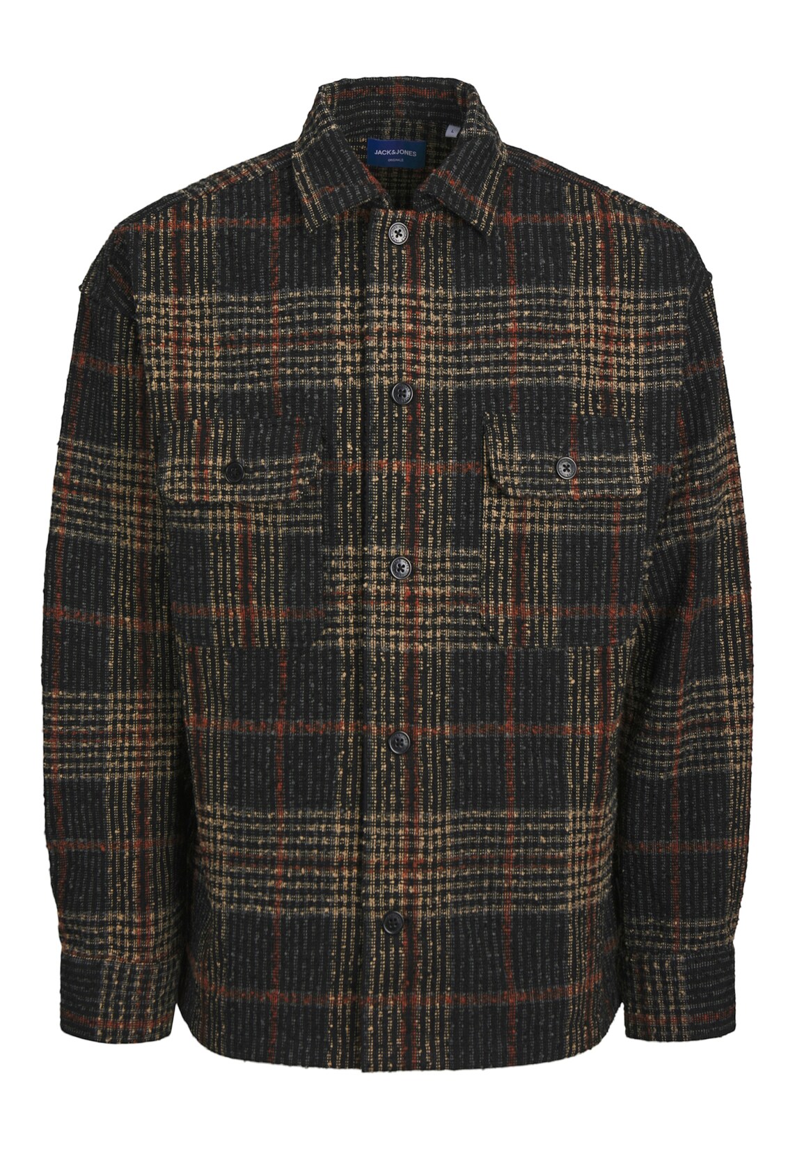 Jack & Jones Hemd ROXBURY BOUCLE Langarmhemd | 05715607676965