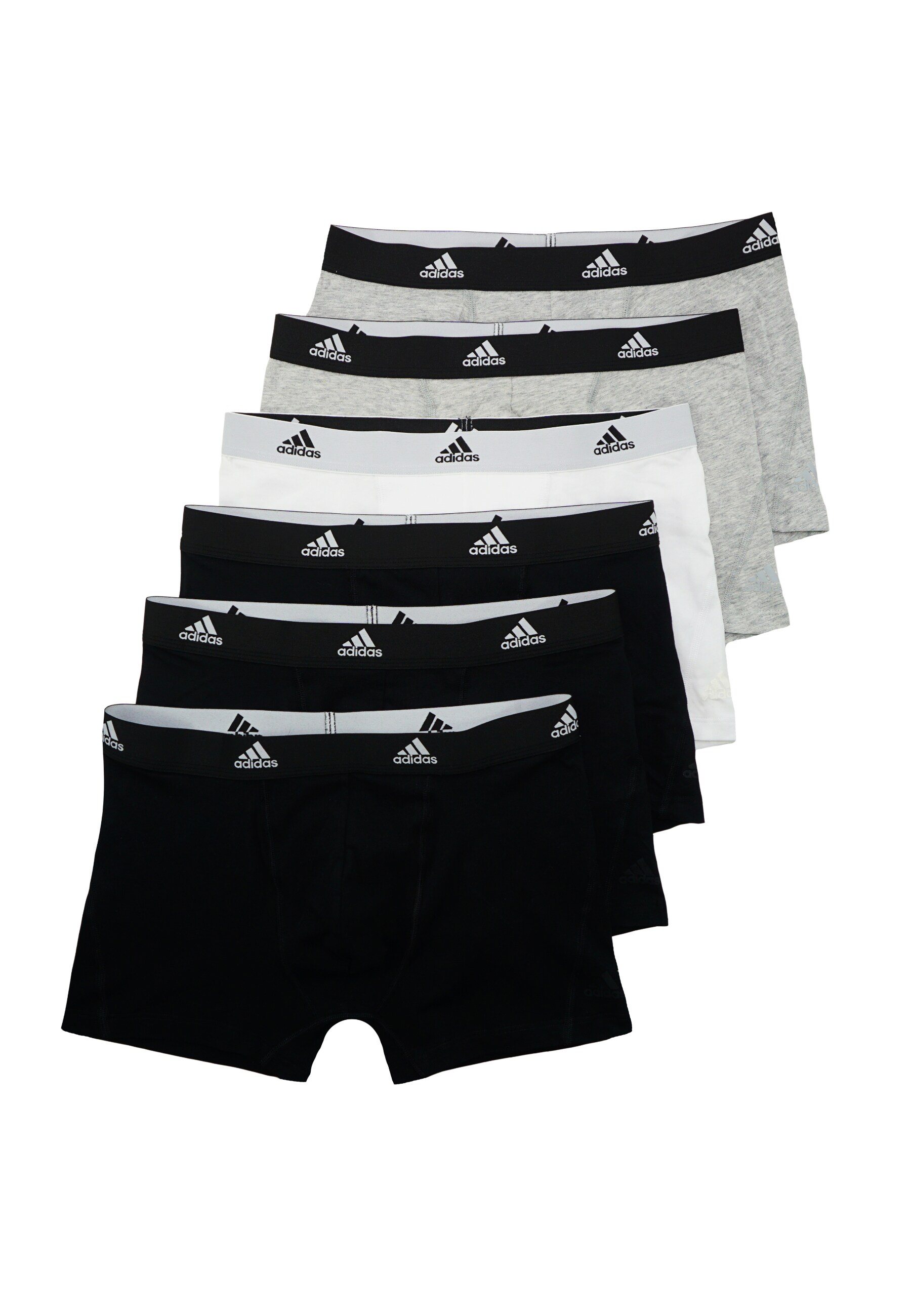 Adidas Unterhose Trunks mit Logo-Bund 6er Pack - Bild 1