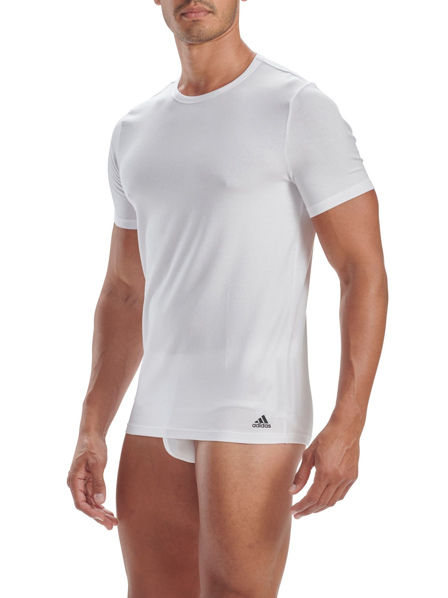 Adidas T-Shirt Kurzarmshirt mit Rundhalsausschnitt 2er Pack - Bild 1