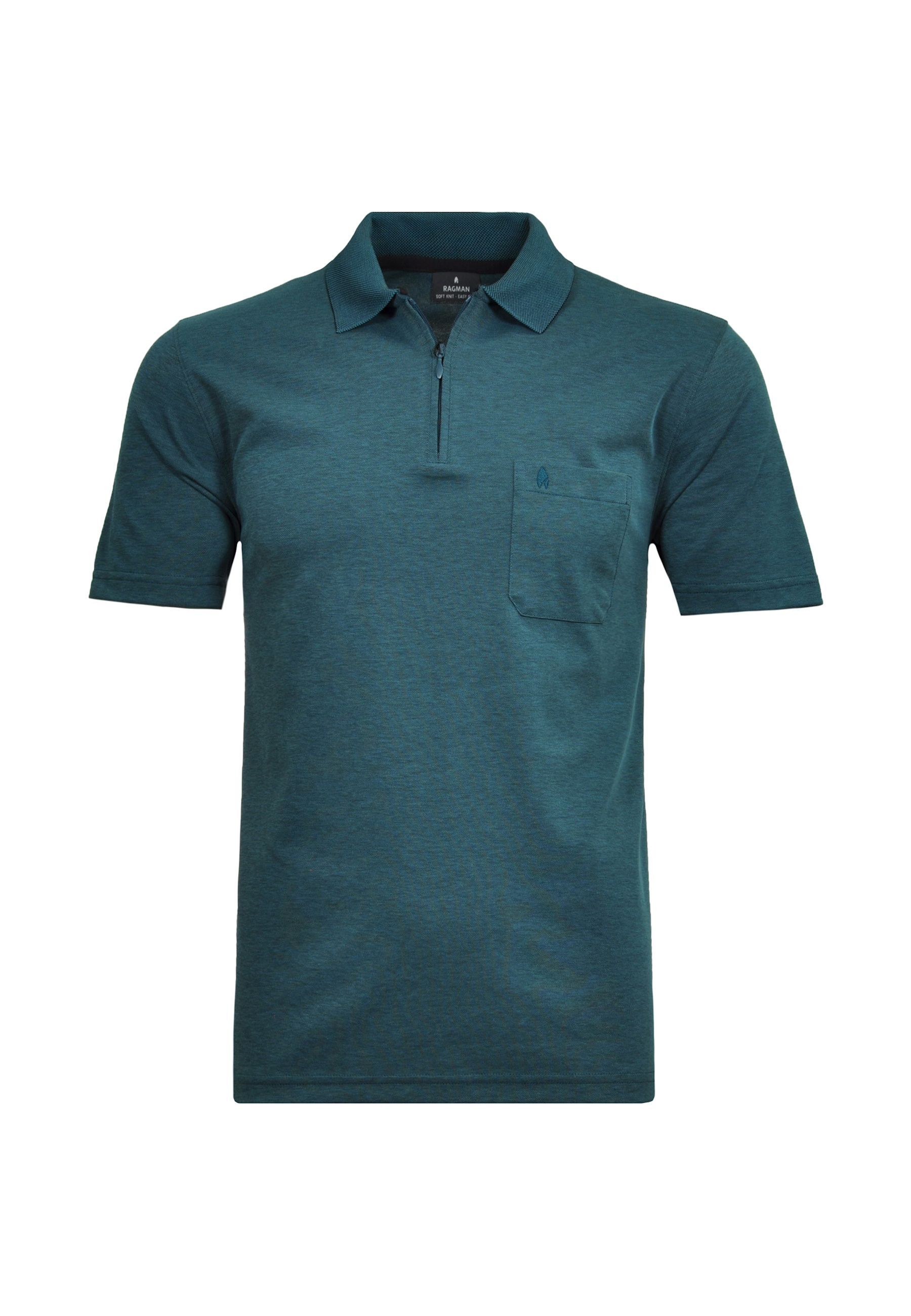 Ragman Poloshirt Kurzarmshirt mit Polokragen - Bild 1