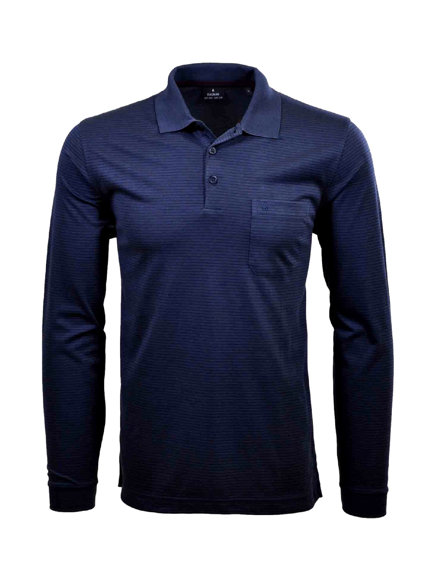 Ragman Poloshirt Langarmshirt mit Polokragen - Bild 1