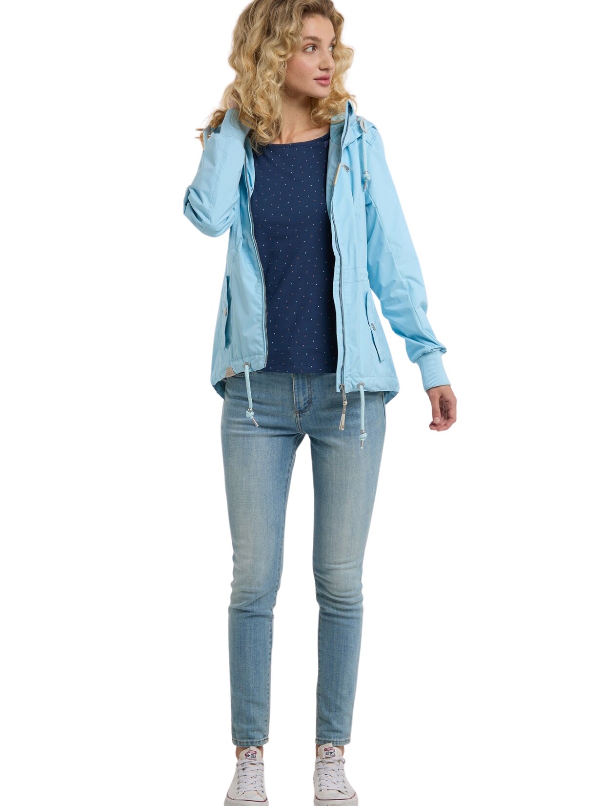 Ragwear Jacke DANKKA Übergangsjacke mit Reißverschluss und Kapuze | 04064601645875