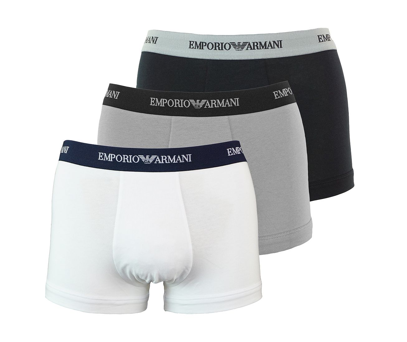 Emporio Armani Unterw&auml;sche 3er Pack Trunk Unterhosen Herrenshorts - Bild 1