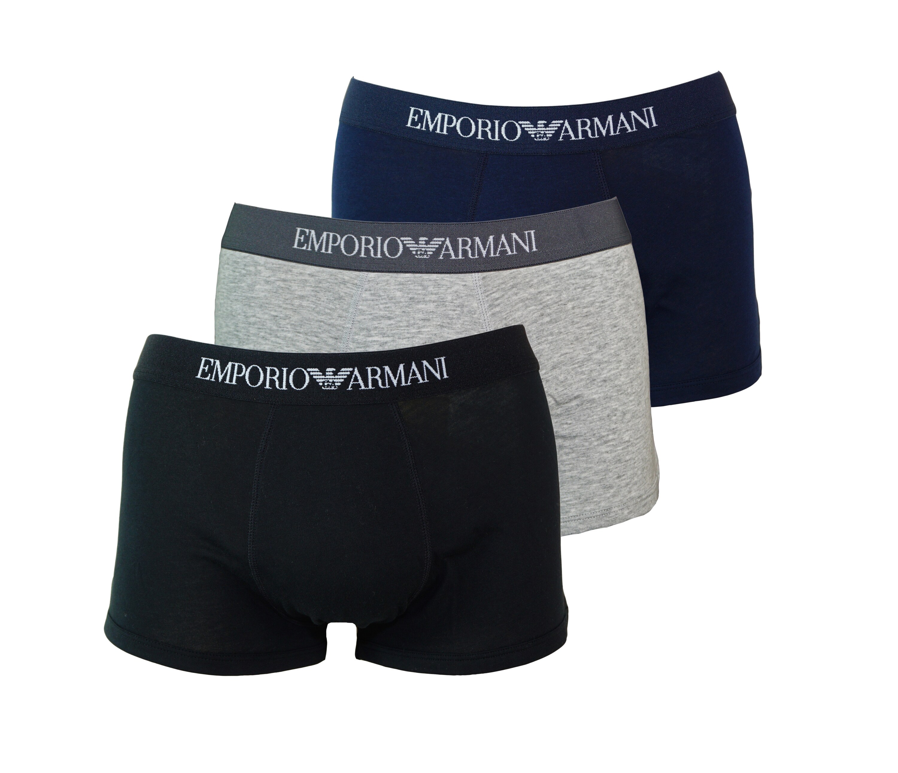 Emporio Armani Unterw&auml;sche 3er Pack Trunk Unterhosen Herrenshorts - Bild 1