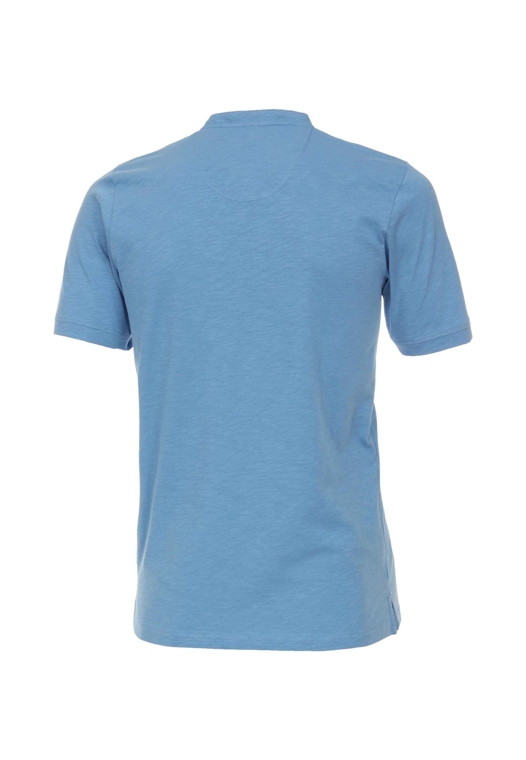 CASA MODA T-Shirt Kurzarm-Henley-Shirt mit Print und Stickerei - Bild 1