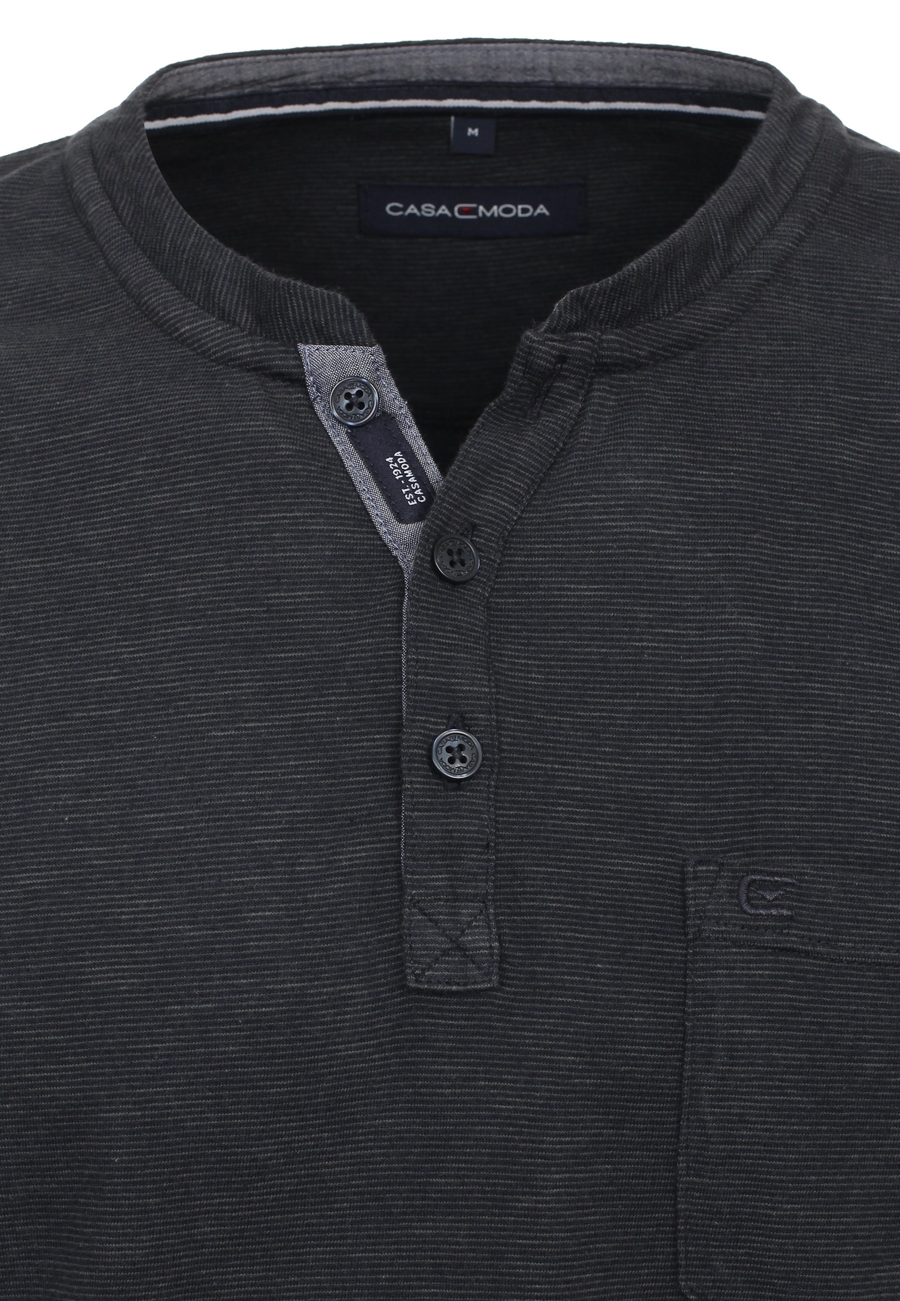 CASA MODA T-Shirt Henley-Shirt - Bild 1